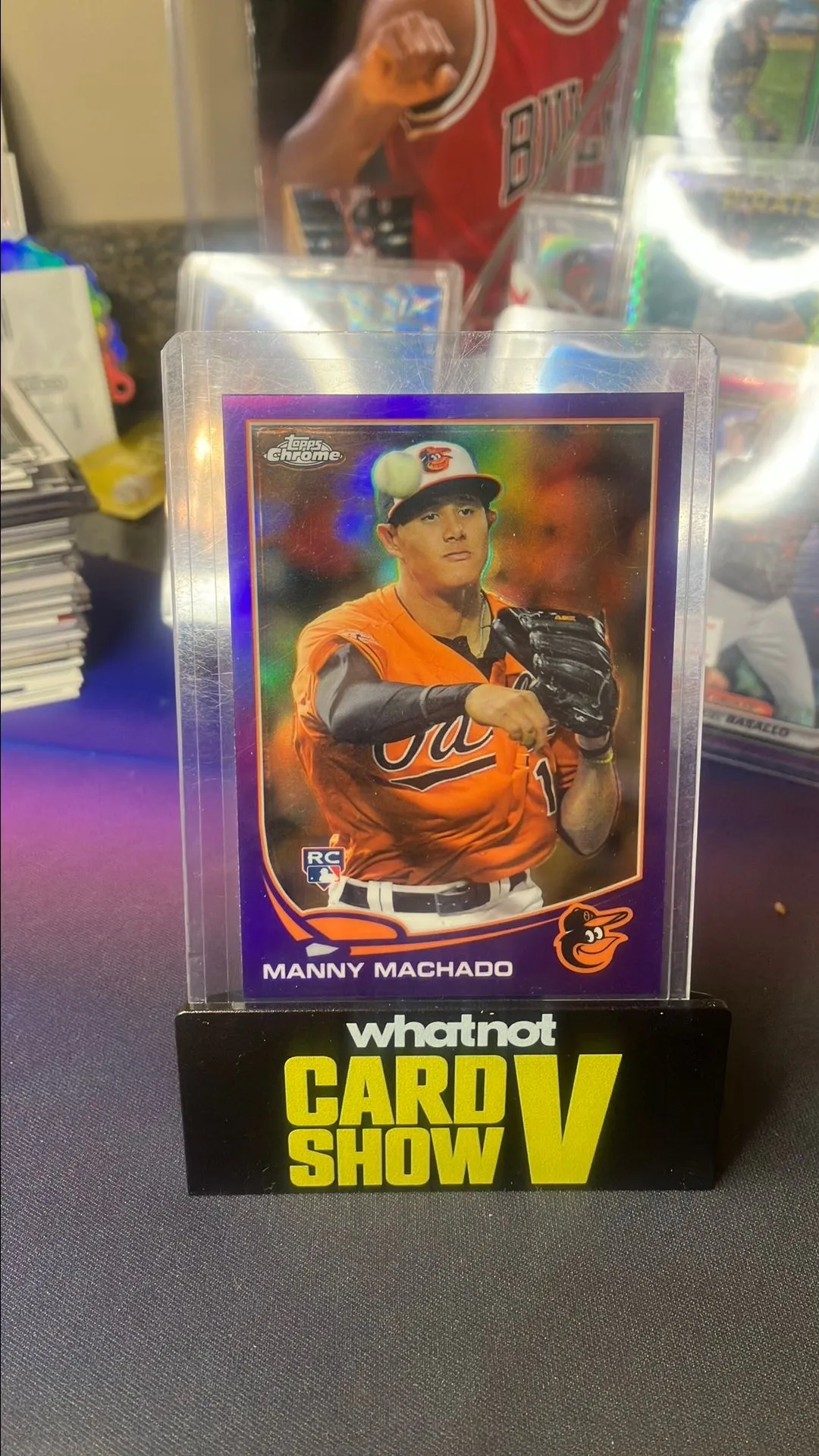 Product image for 2013 Topps Chrome Manny Machado Purple RC