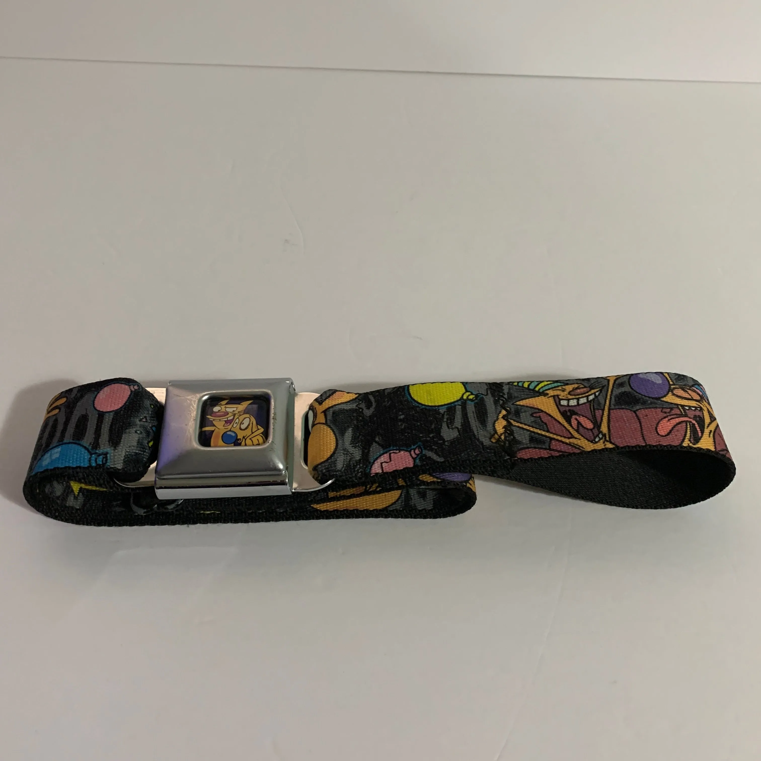 Product image for Buckle-Down Seatbelt Belt Nickelodeon CatDog Party Adjustable Men Regular 24-42"