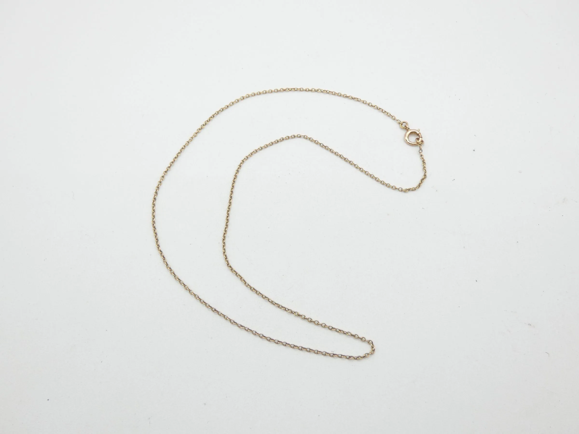 Product image for AU294	14kt yellow gold chain  14” 1.58g