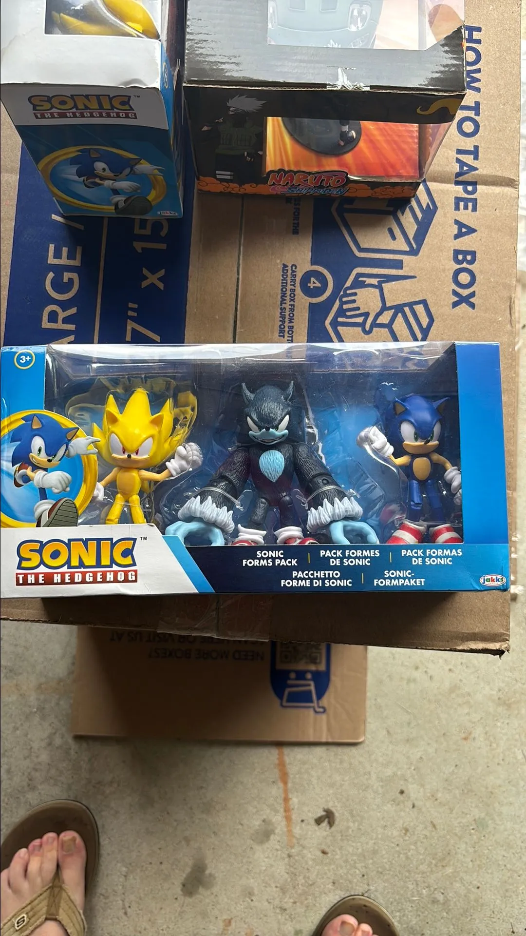 Product image for Sonic the Hedgehog 3 JAXXS 3 pack Werehog super sonic