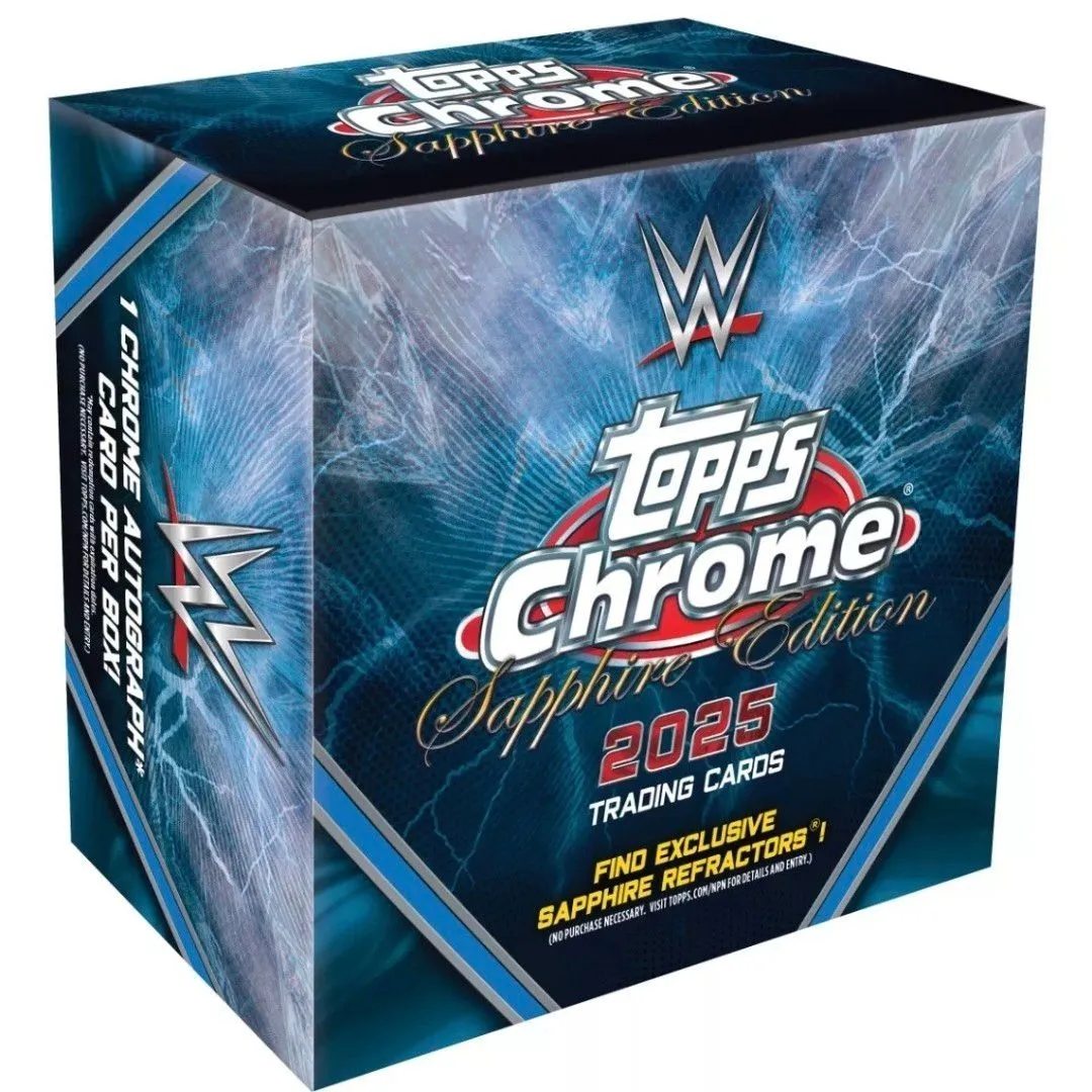 Product image for WWE Topps Chrome Sapphire Sealed Case (10 Boxes)