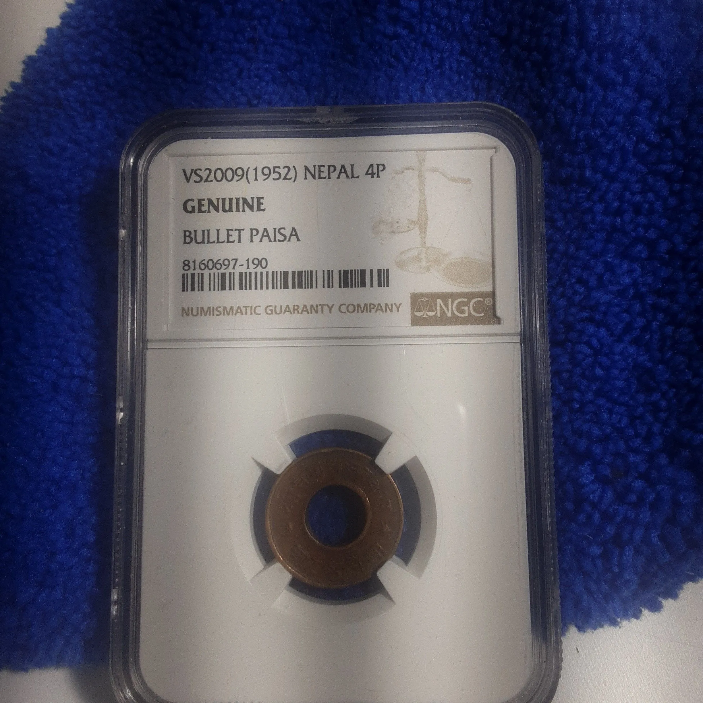 Product image for vs2009( 1952) Nepal 4p