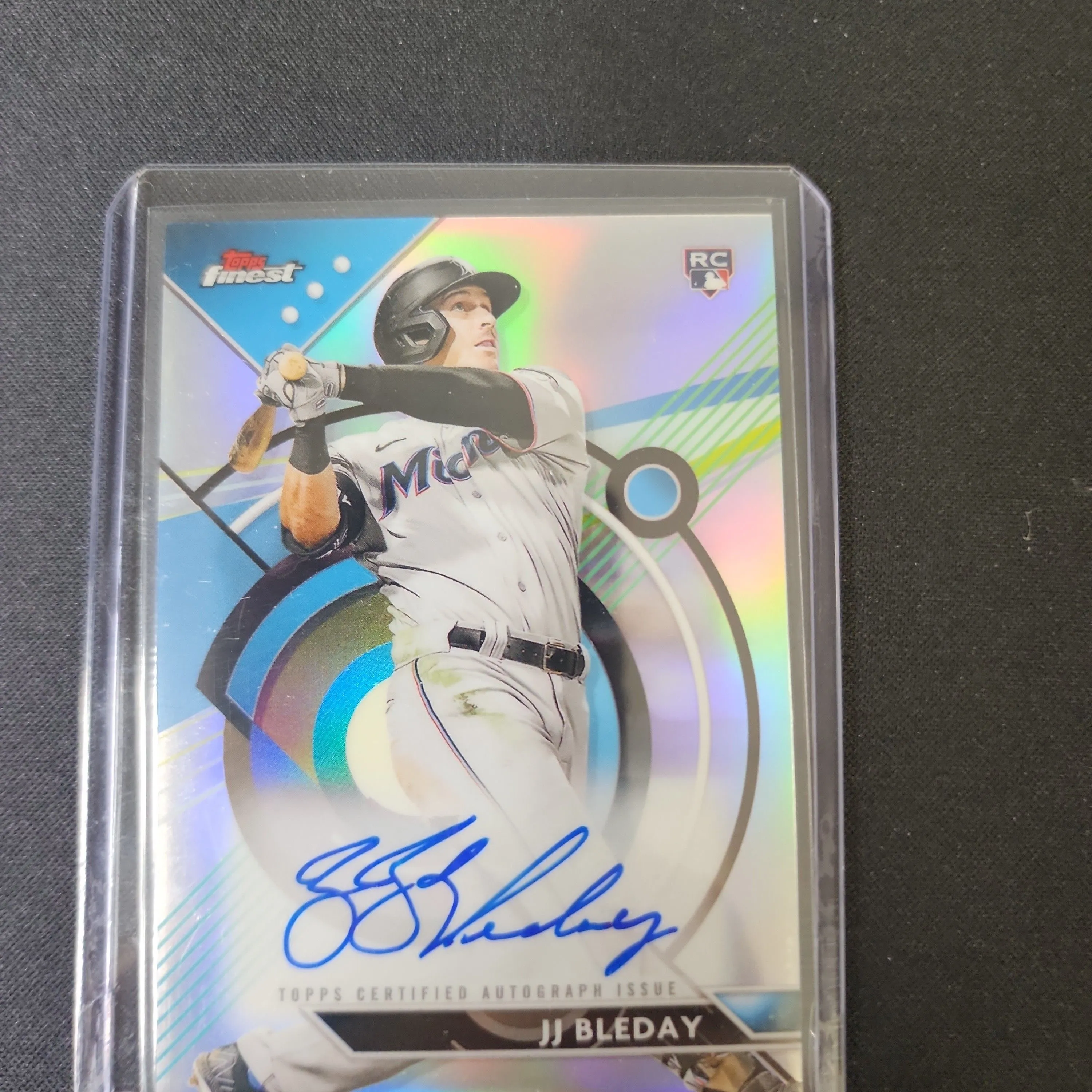 Product image for 2023 topps finest JJ BLEDAY Refractor rc auto
