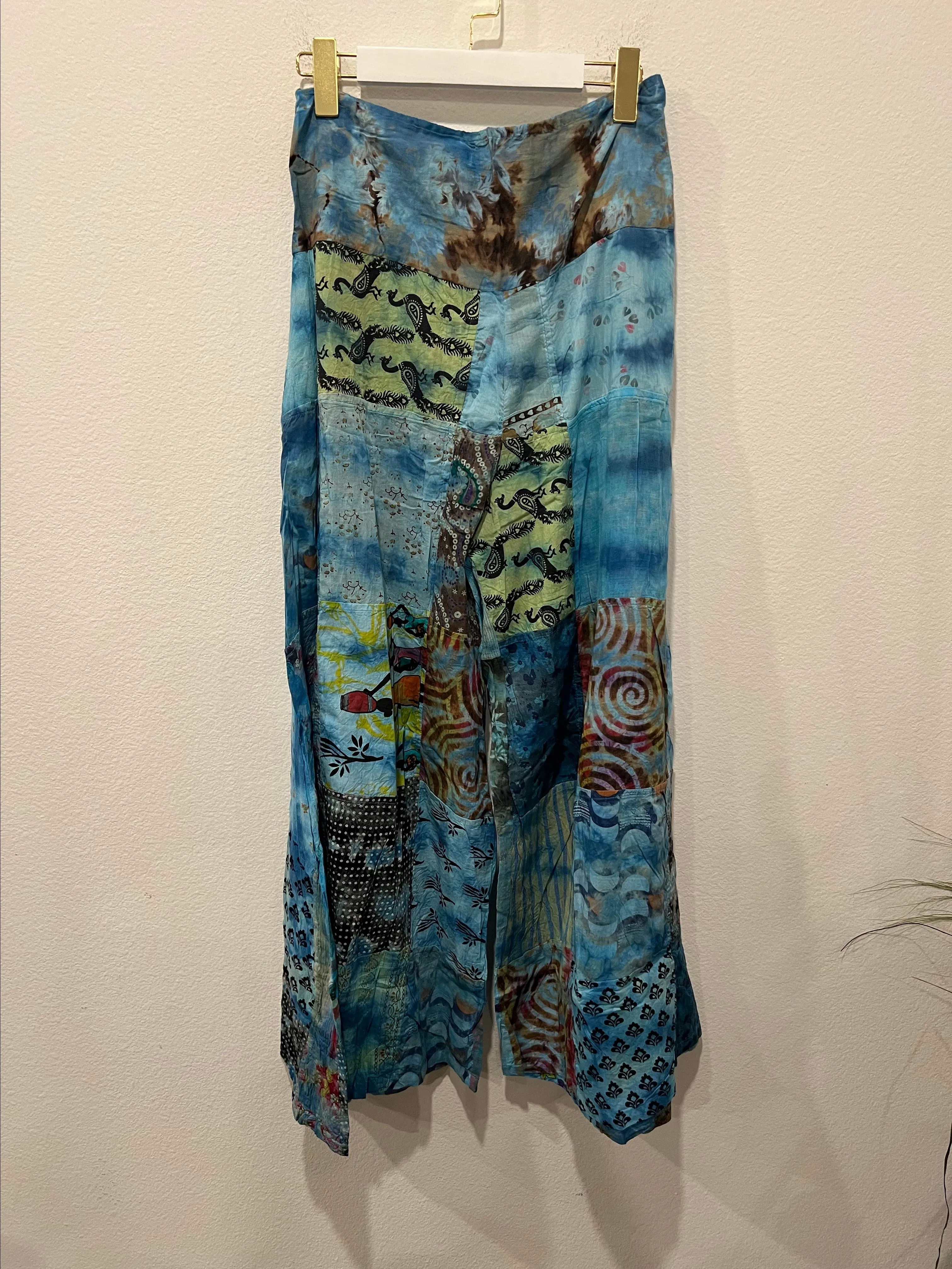 Product image for Bohemian Patchwork Wide Leg Pants by Kathmandu
