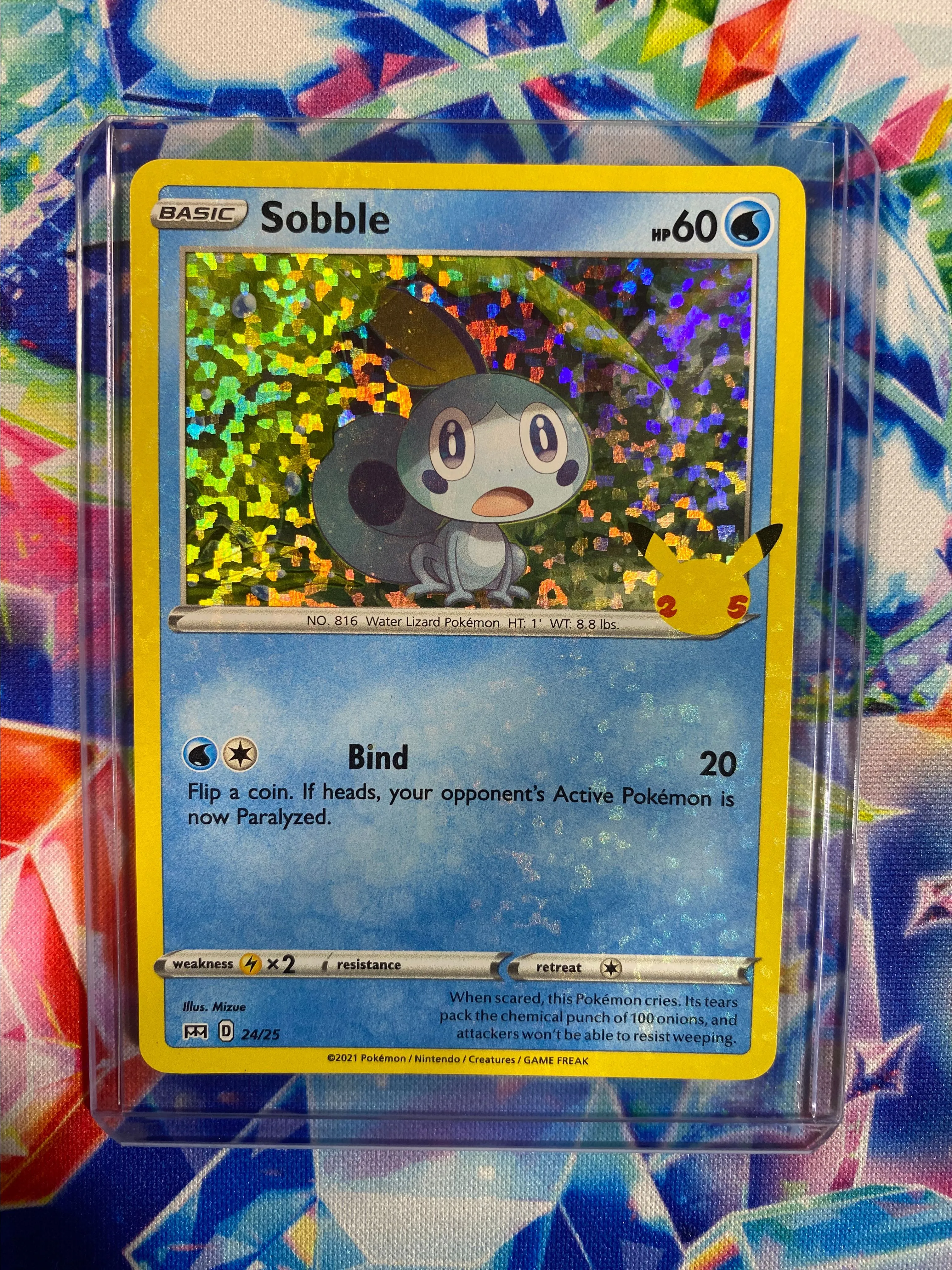 Sobble [Holo Bleed] - (24/25) McDonald's Promo [2021] Celebrations   Whatnot: Shop, Sell, Connect