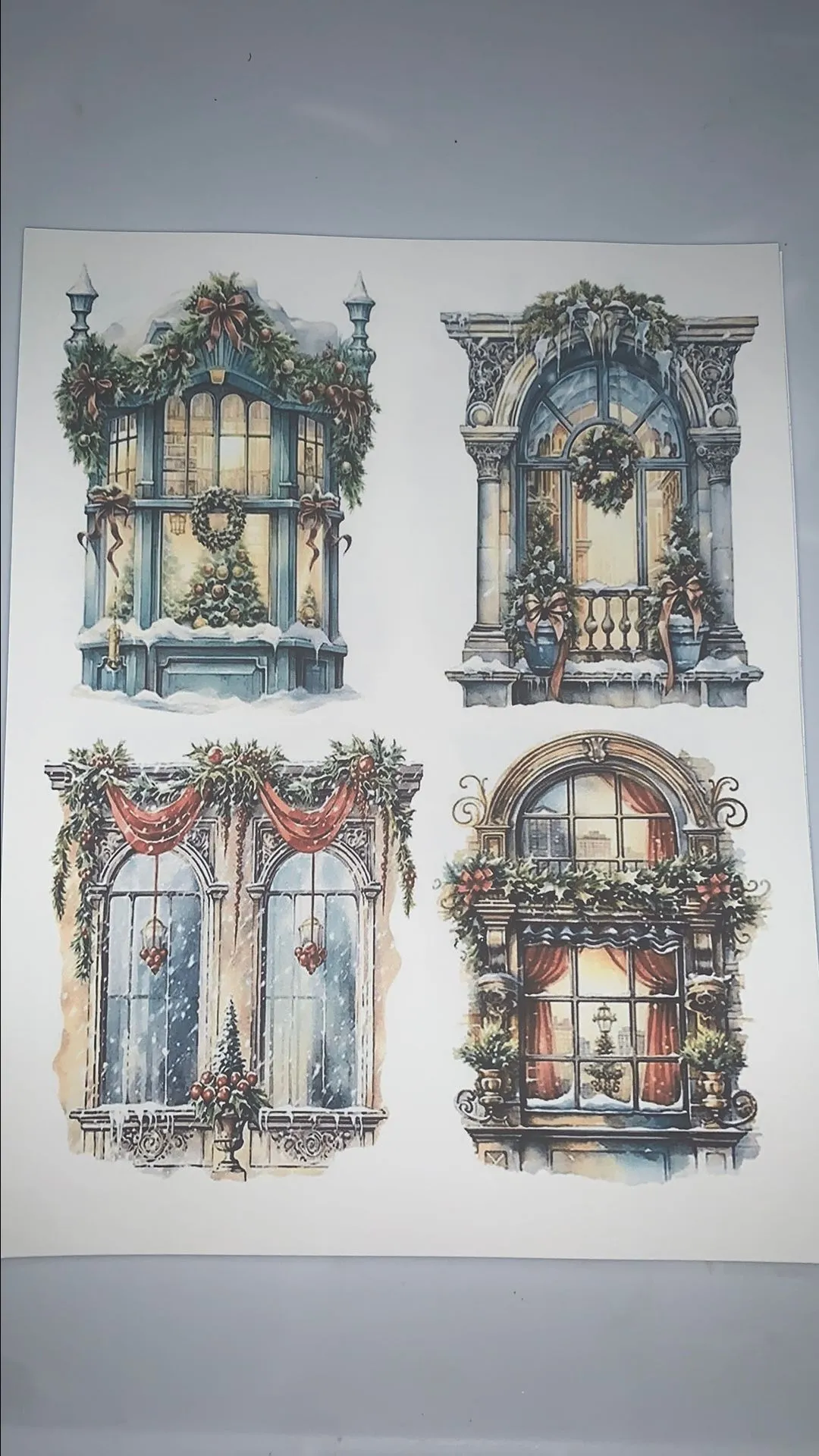 Product image for 00. Christmas Window Printable #1