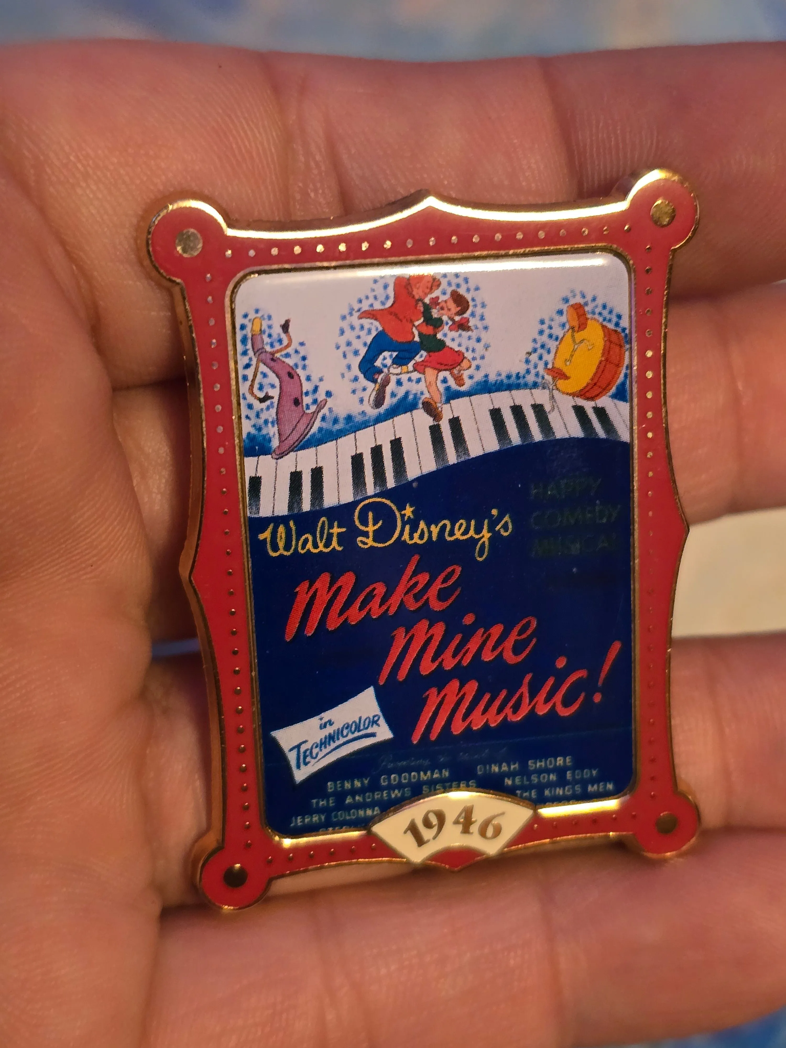 Product image for Disney pin 12 Months of Magic Movie Poster Make Mine Music Collectors Pin