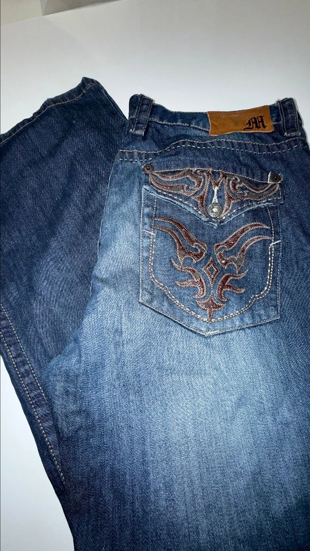 Product image for Y2K Marc Ecko Embroidered baggy jeans