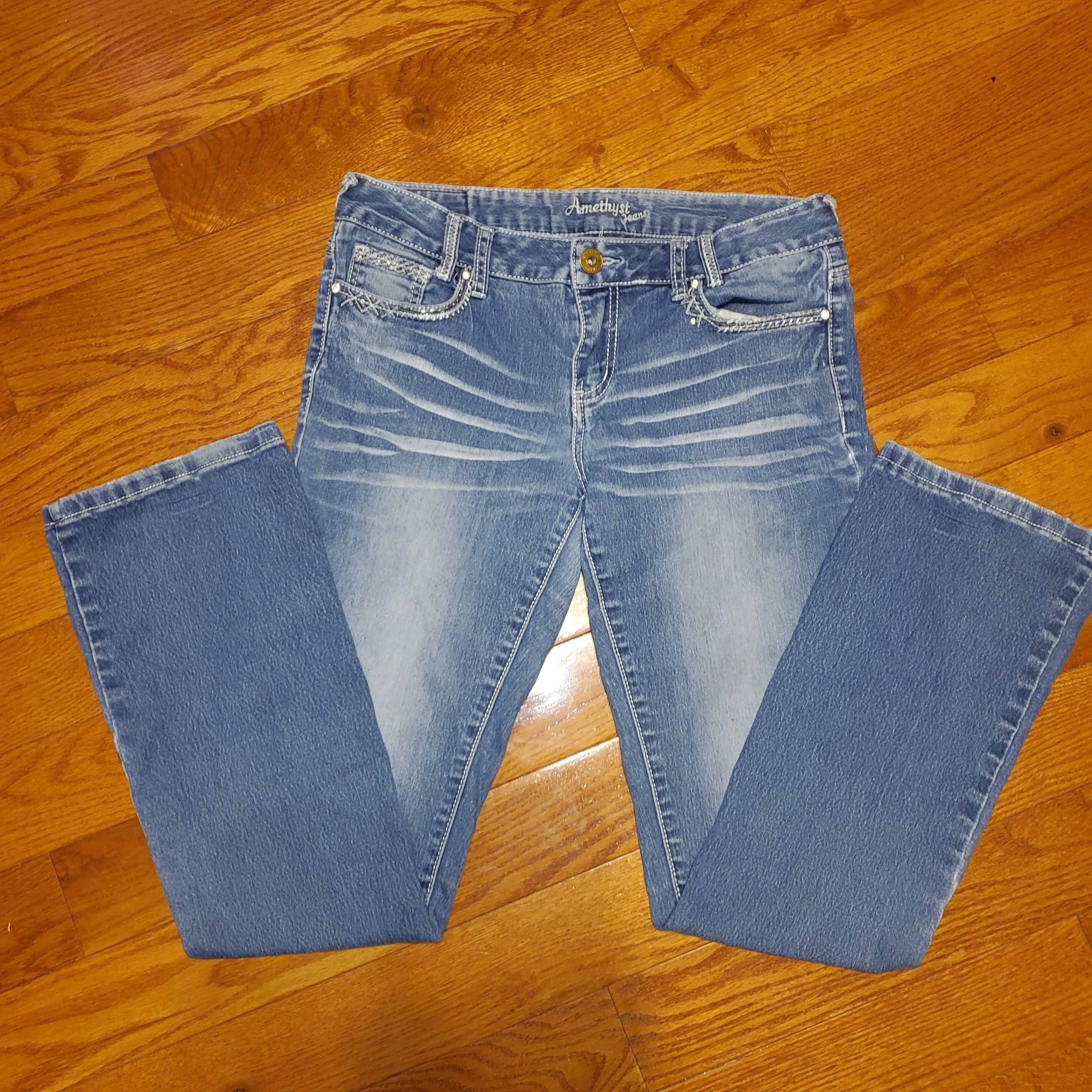 Product image for Amethyst Bootcut Women's Jeans | Color: Blue | Size: 7 | RRR Apparel
