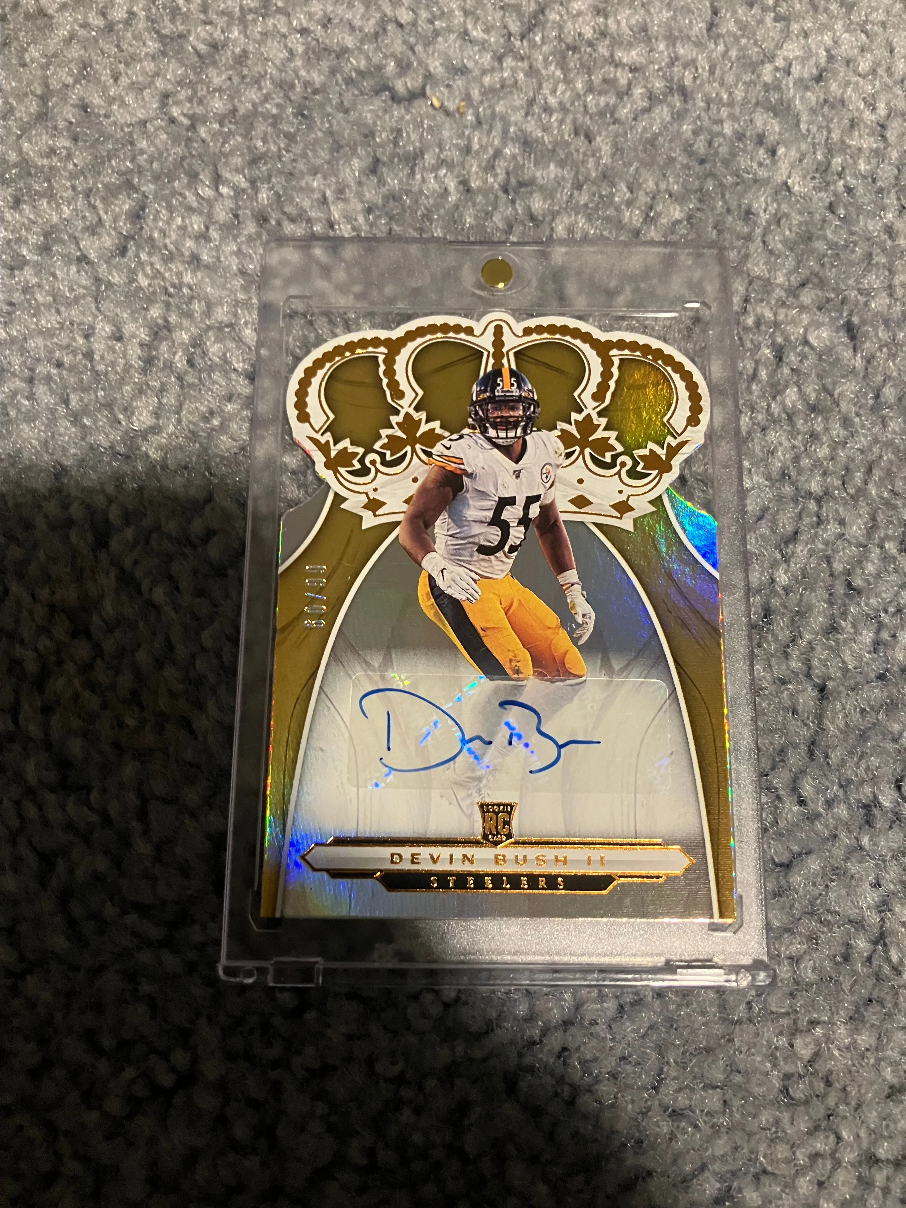 Product image for devin bush rookie auto /99