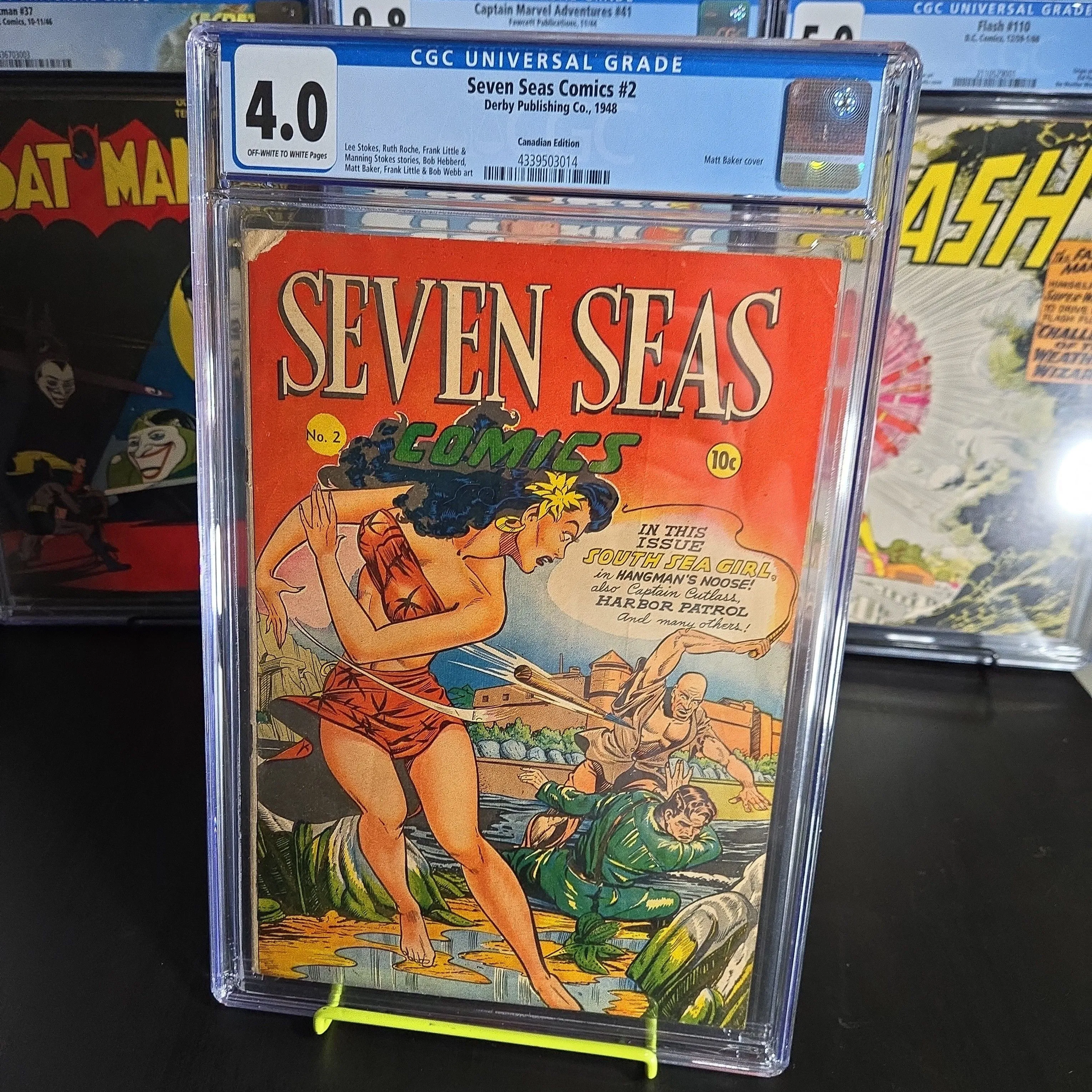 Product image for Seven Seas #5 (#2) (1948) Matt Baker Classic! Rare Canadian Variant