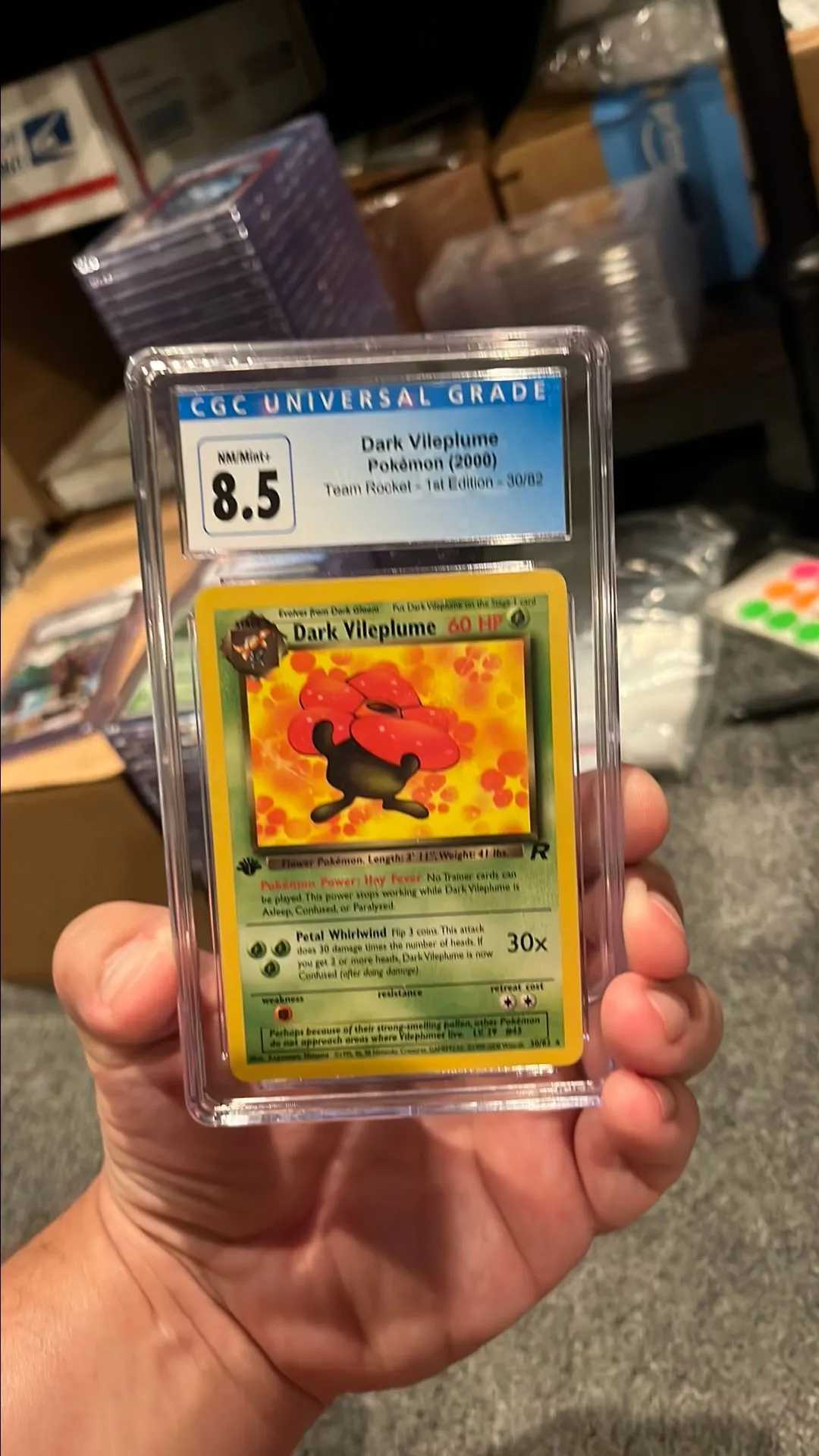 Product image for Dark  Vileplume First Edition non holo