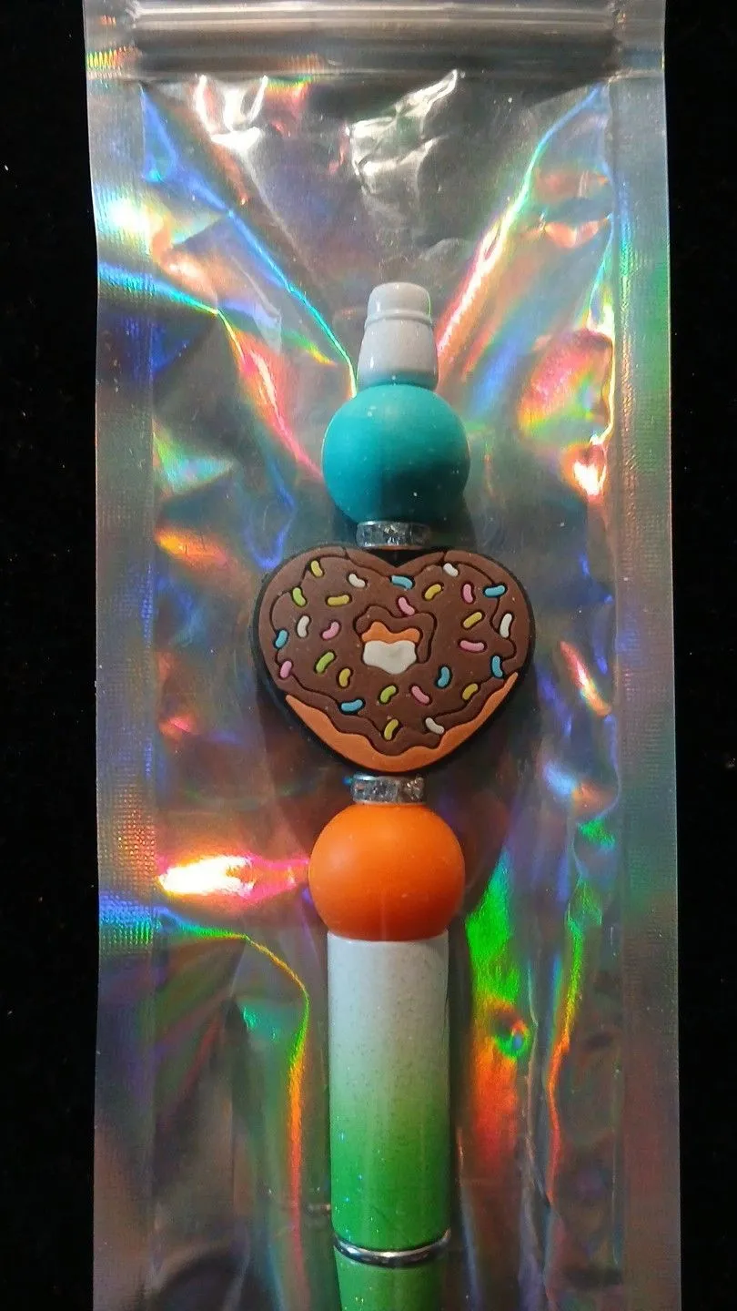 Product image for Beadable Pens - Ombre colored Donut Pen #12