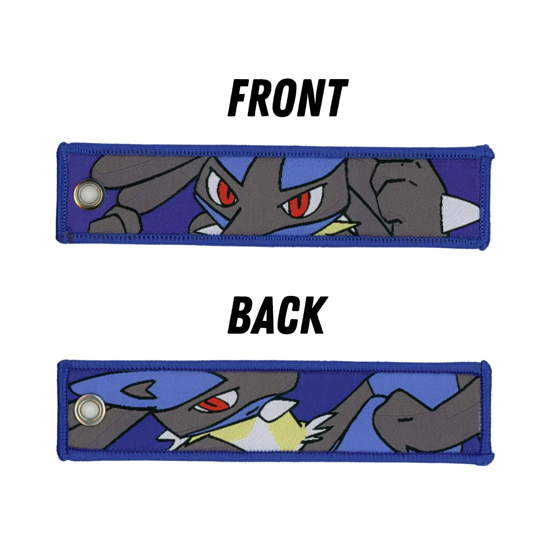 Product image for Lucario Embroidered Keychain
