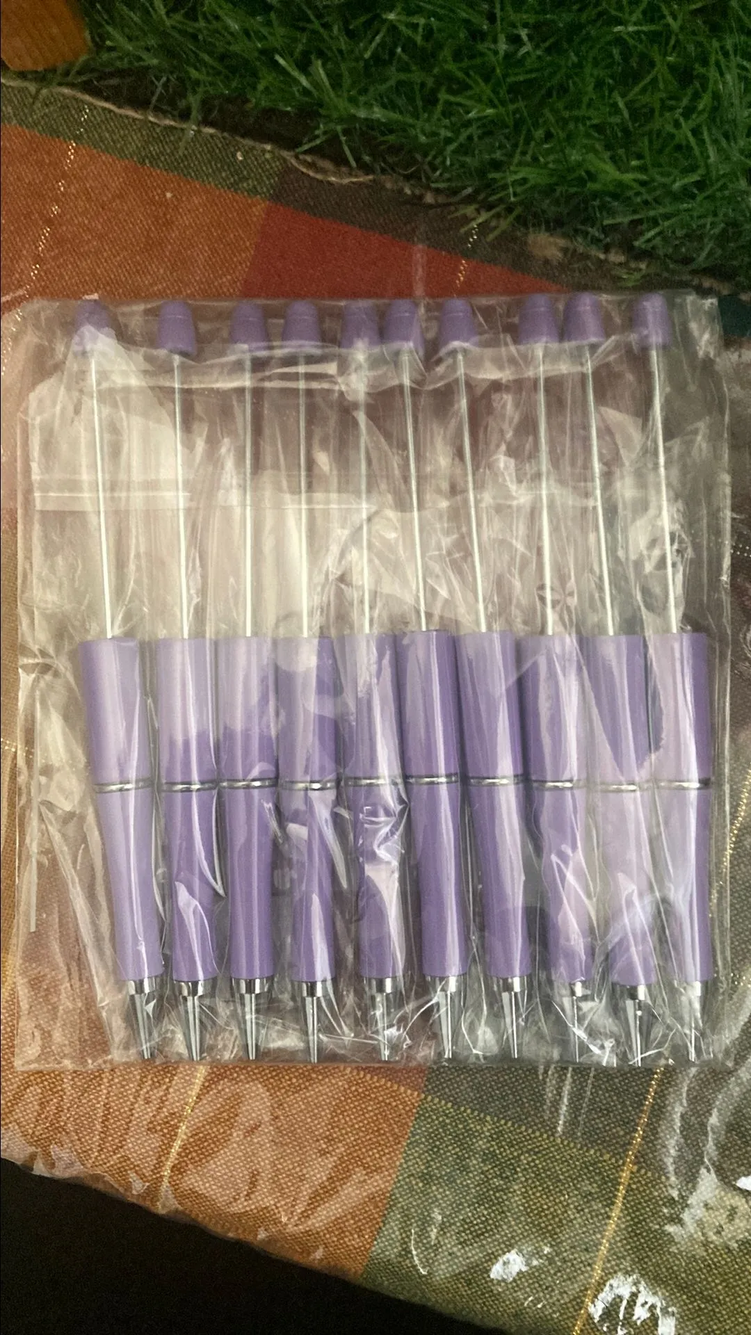 Product image for Purple Beadable Pen 2/$1