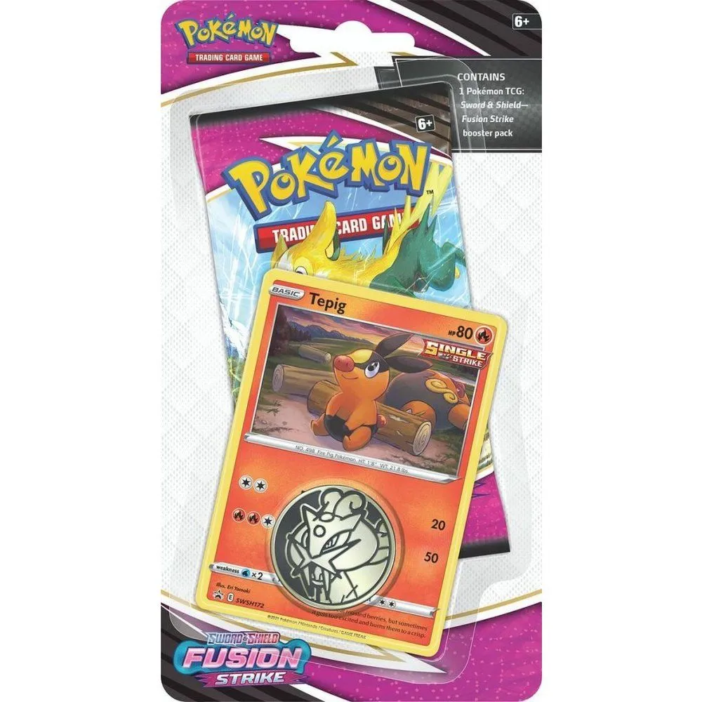 Product image for Pokemon Fusion Strike Checklane Blister (1 Pack Art Picked At Random)