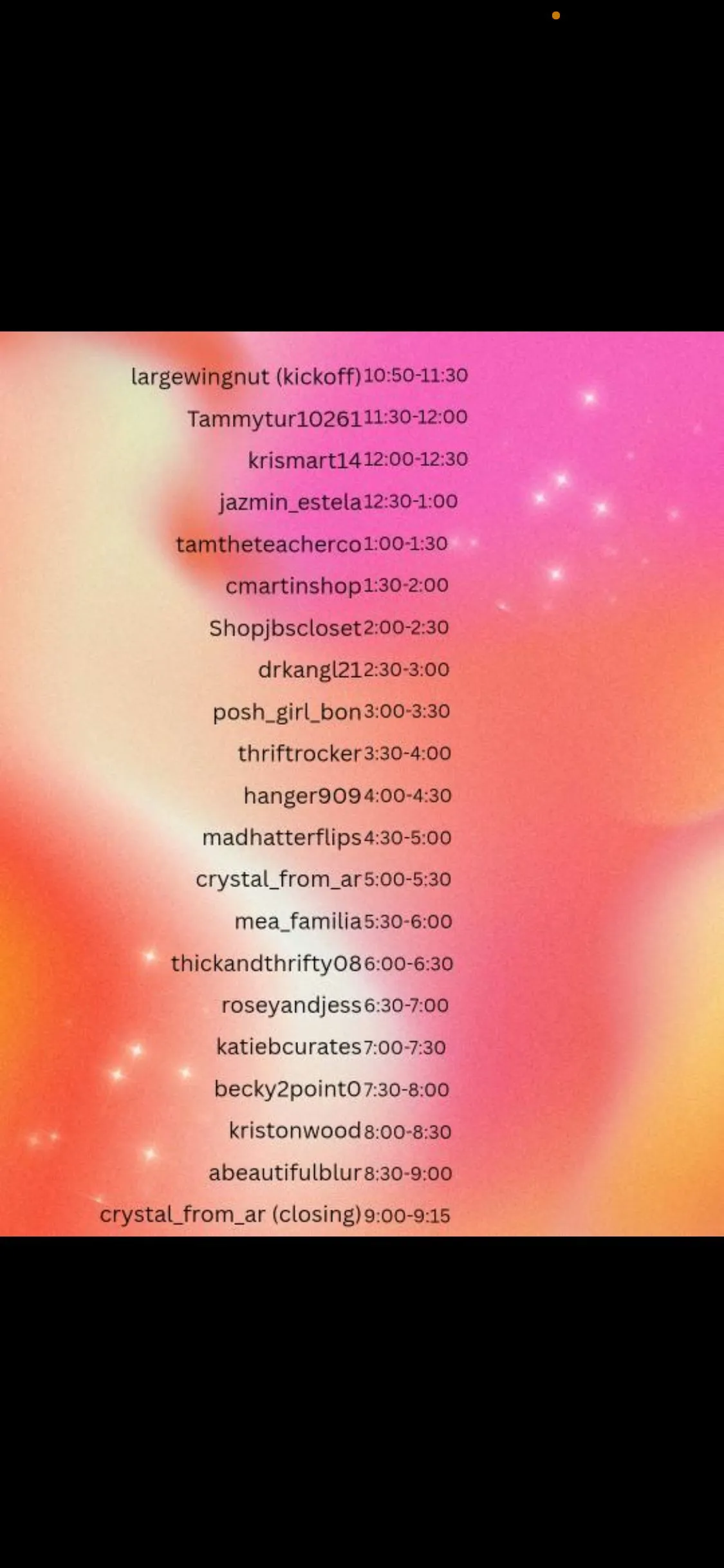 Product image for 0.0 - Schedule of Sellers