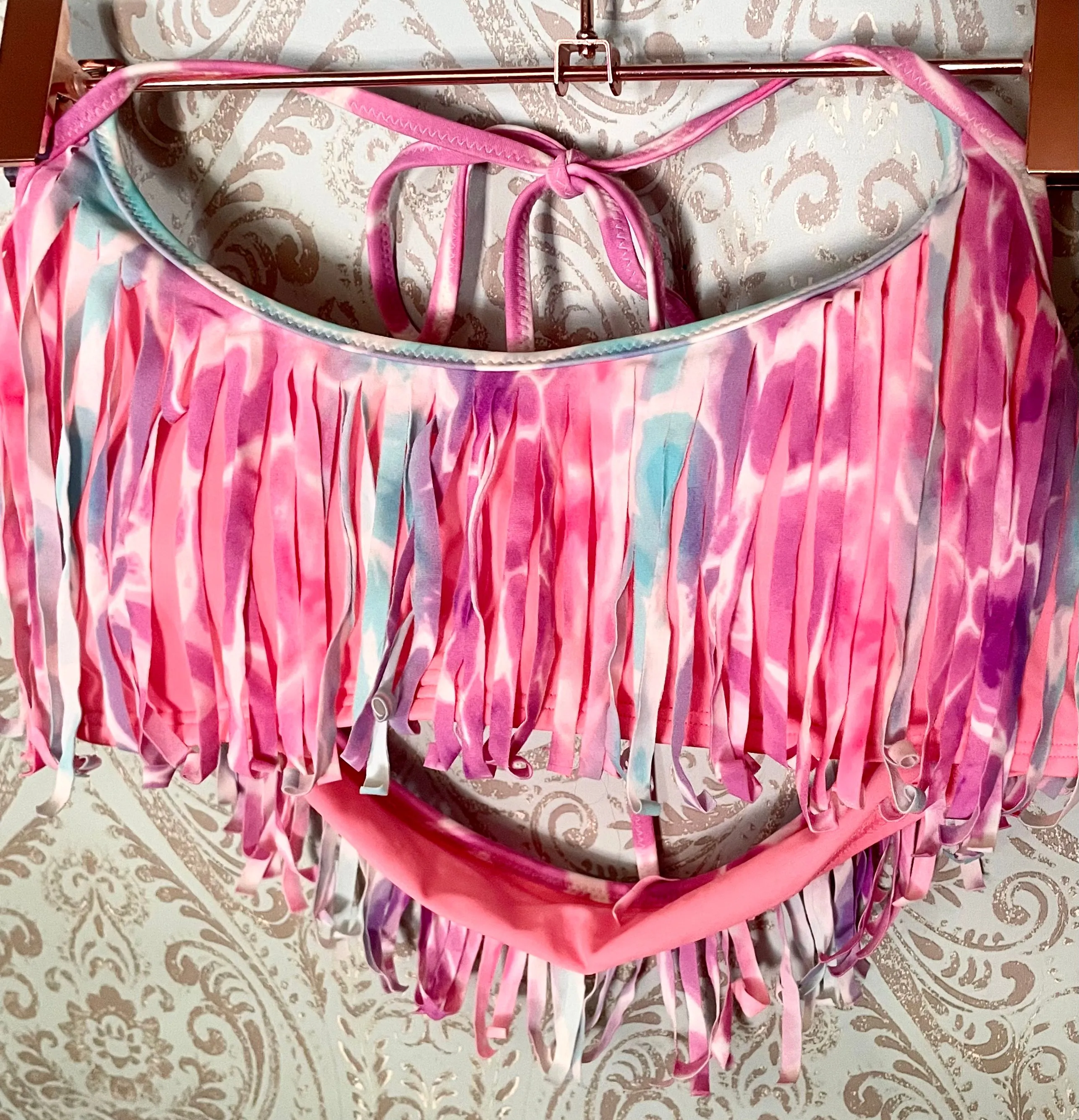 Product image for VS fringe tie-dye bikini top ☆