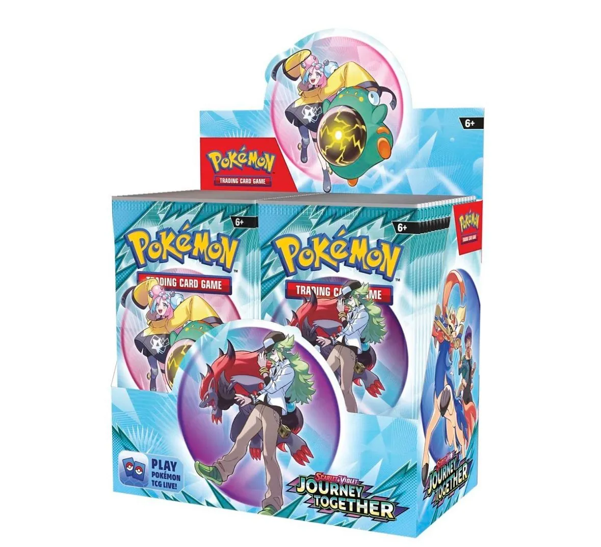 Product image for Scarlet & Violet-Journey Together Enhanced Booster Display Box (36 Packs & 1 Promo Card)