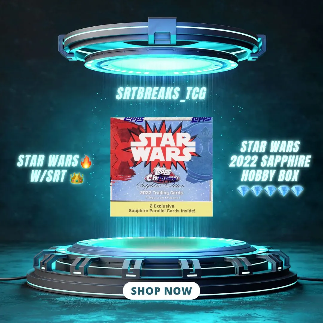 Product image for A2. 2022 Star Wars sapphire hobby box