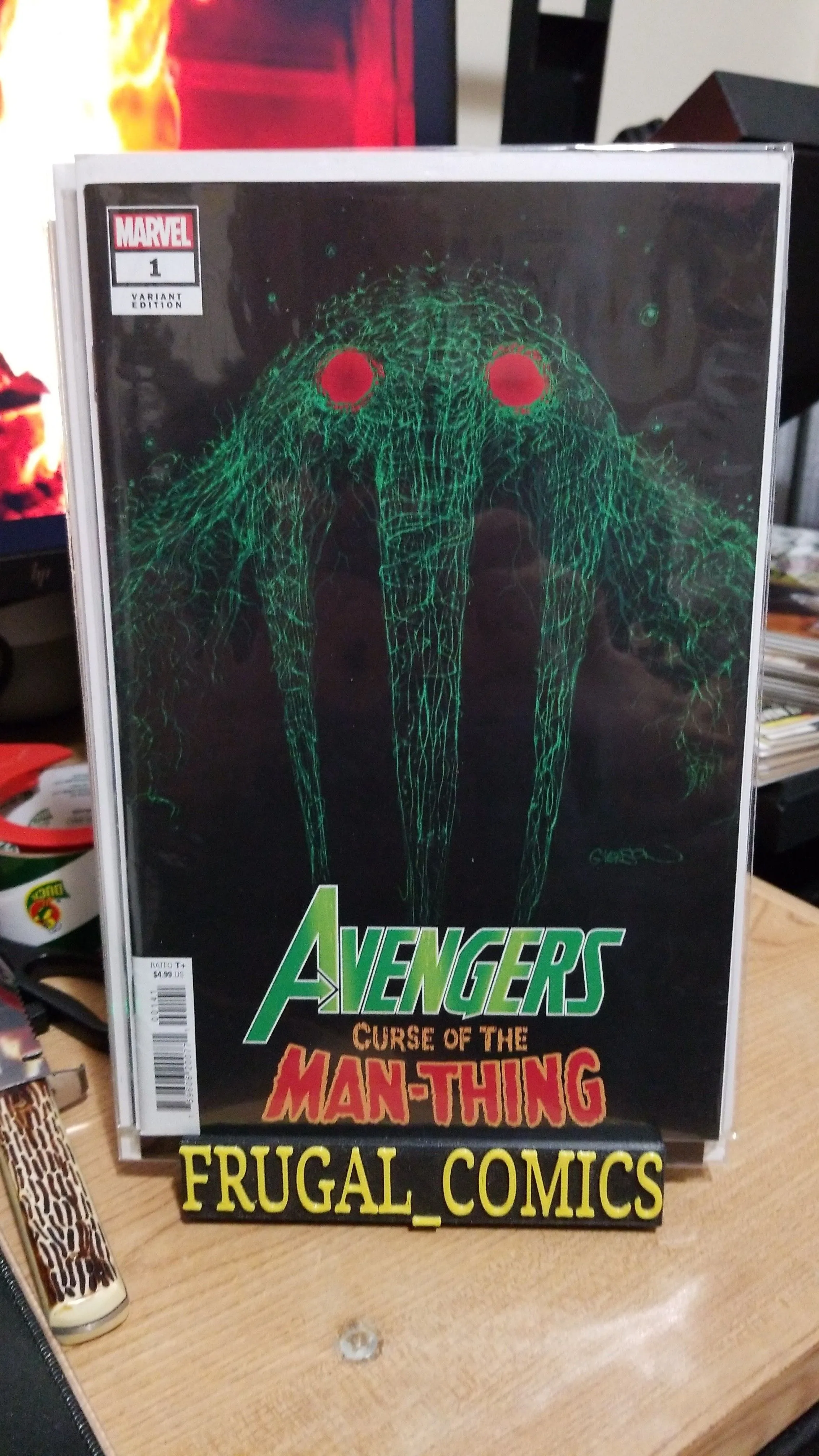 Product image for Avengers Curse of the Man Thing #1 Gleason web head cover