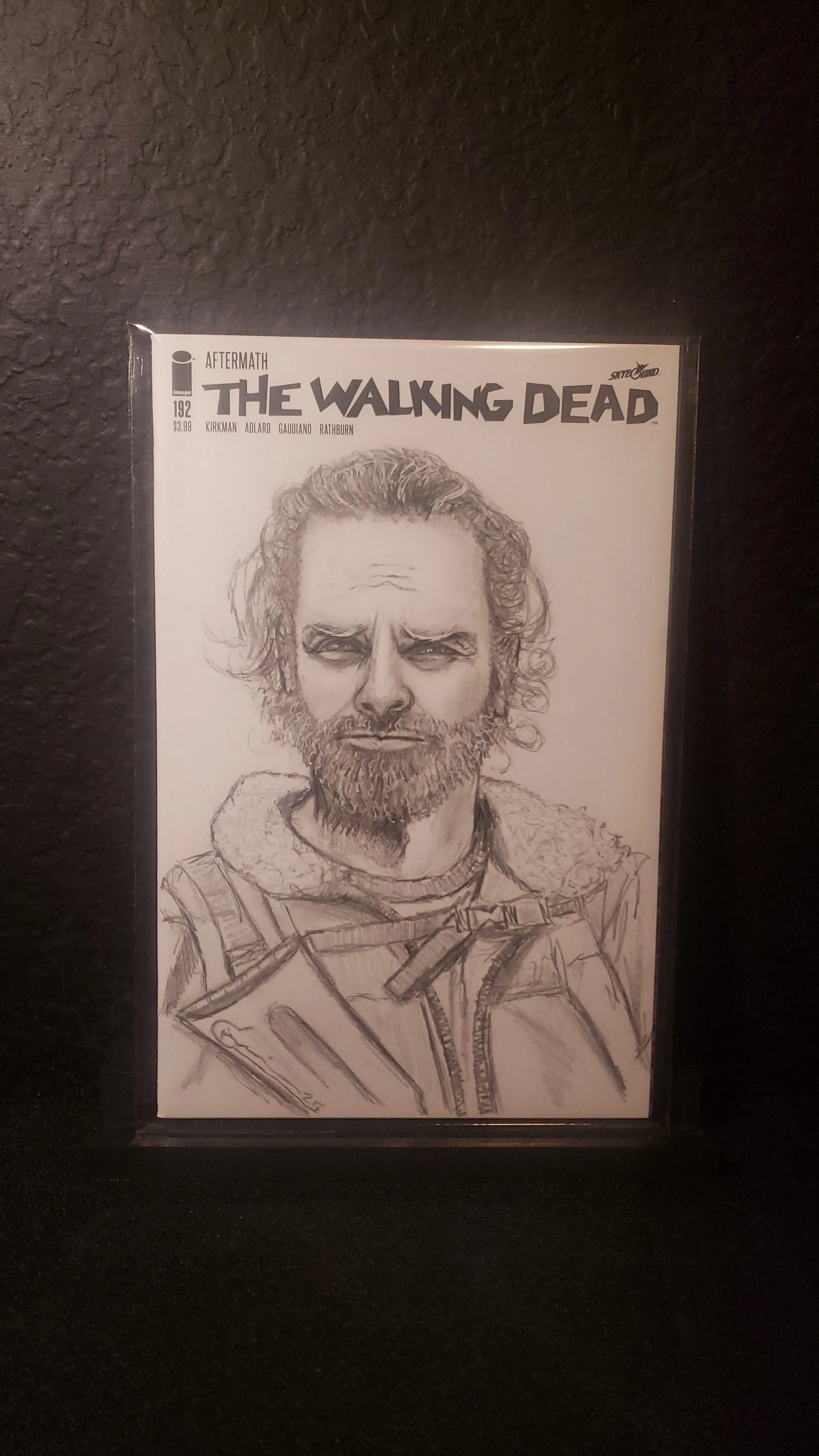 Product image for The Walking Dead #192 Blank Sketch Cover (Rick Grimes)