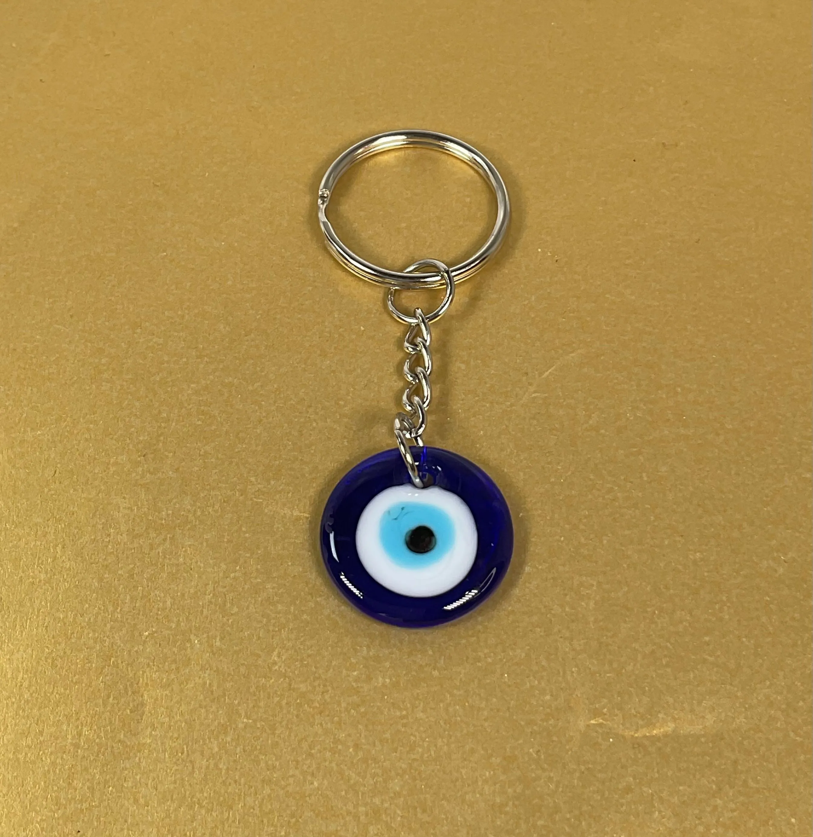 Product image for #11CE: 🧿 Handmade Evil Eye Protection Keychain – One-of-a-Kind Spiritual Amulet 🧿