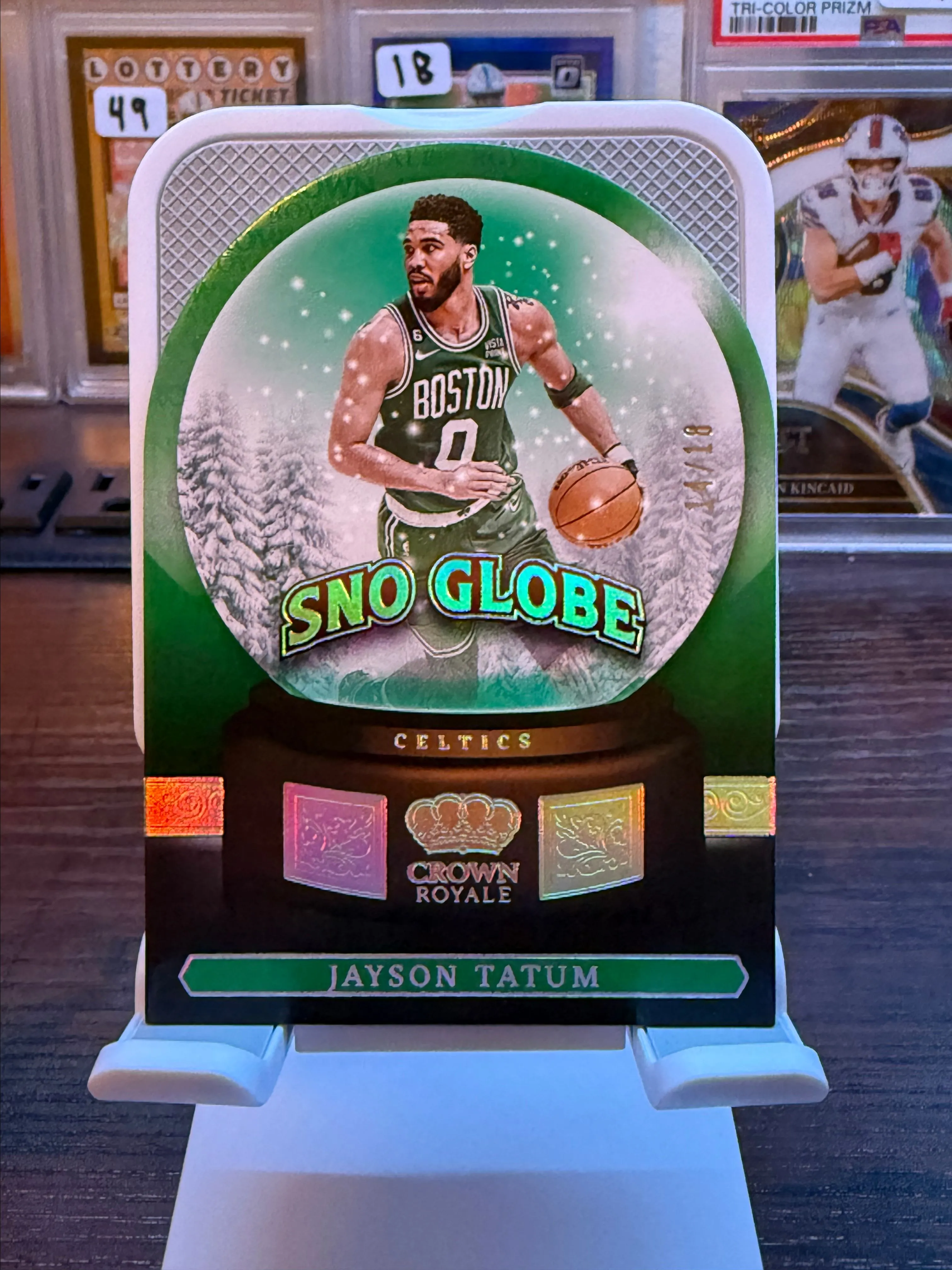 Product image for 2023-24 Crown Royale Sno Globe Jayson Tatum /18