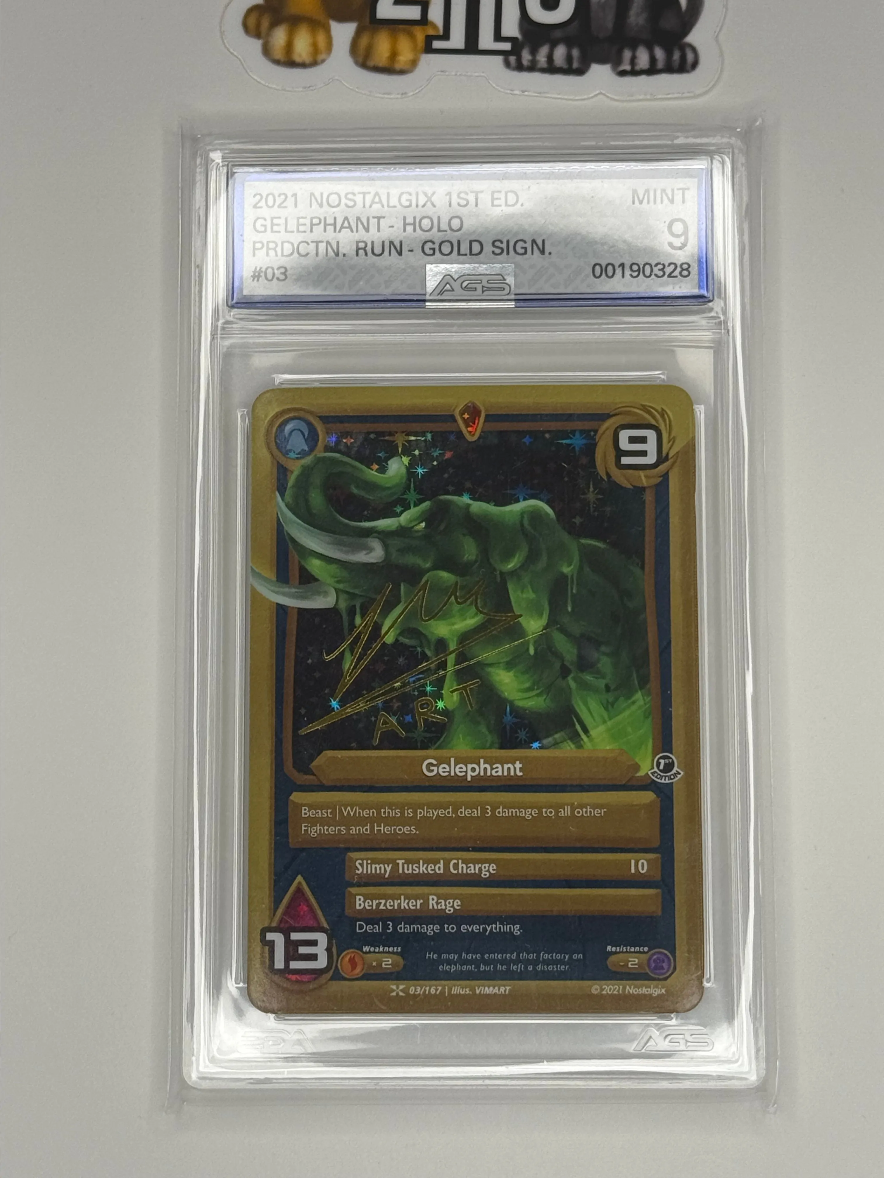 Product image for Nostalgix: Gelephant (Signature Gold Card)