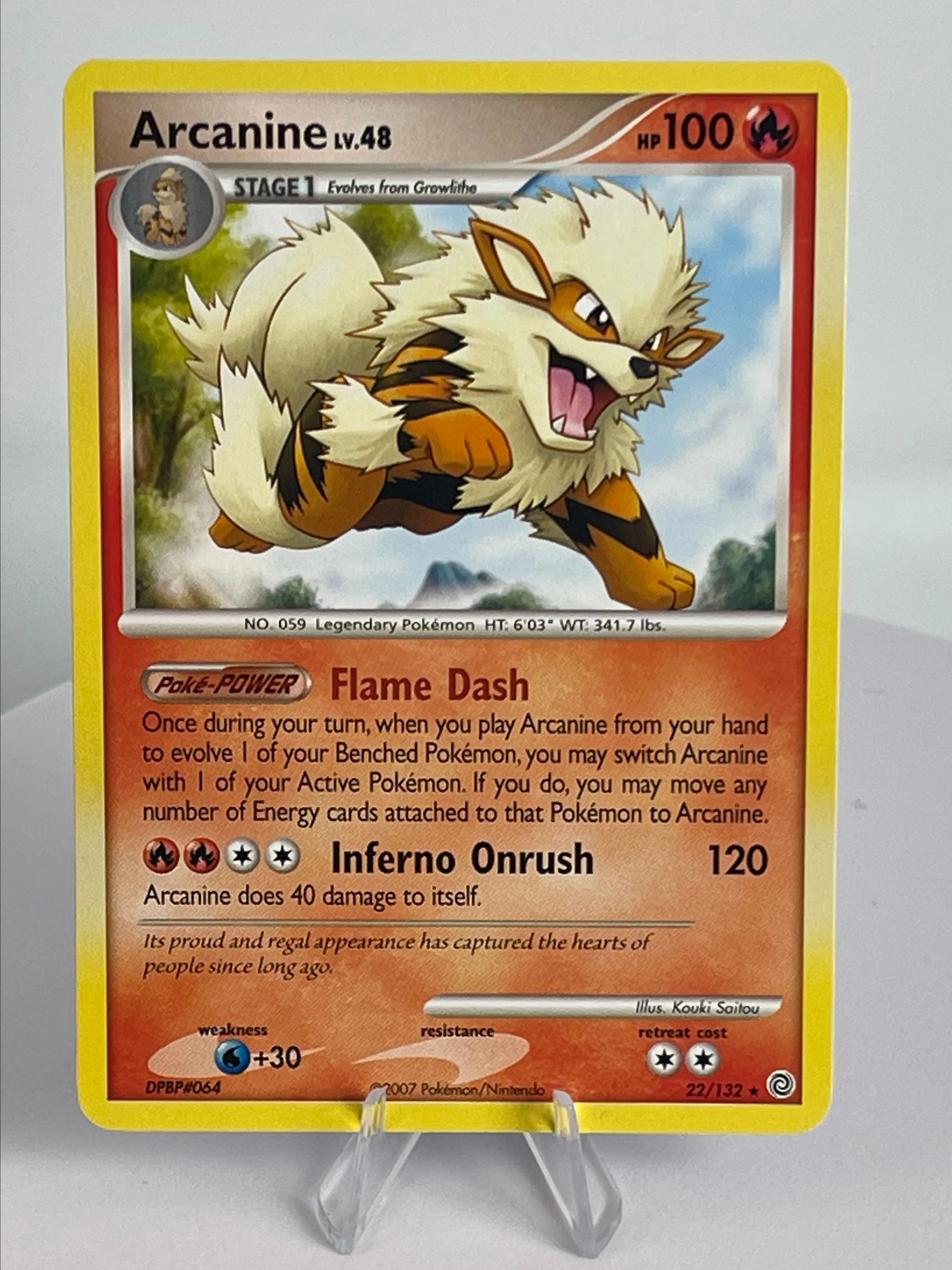 Arcanine LV. 48 Rare Non-Holo. 2007, #22/132  Whatnot: Shop, Sell, Connect