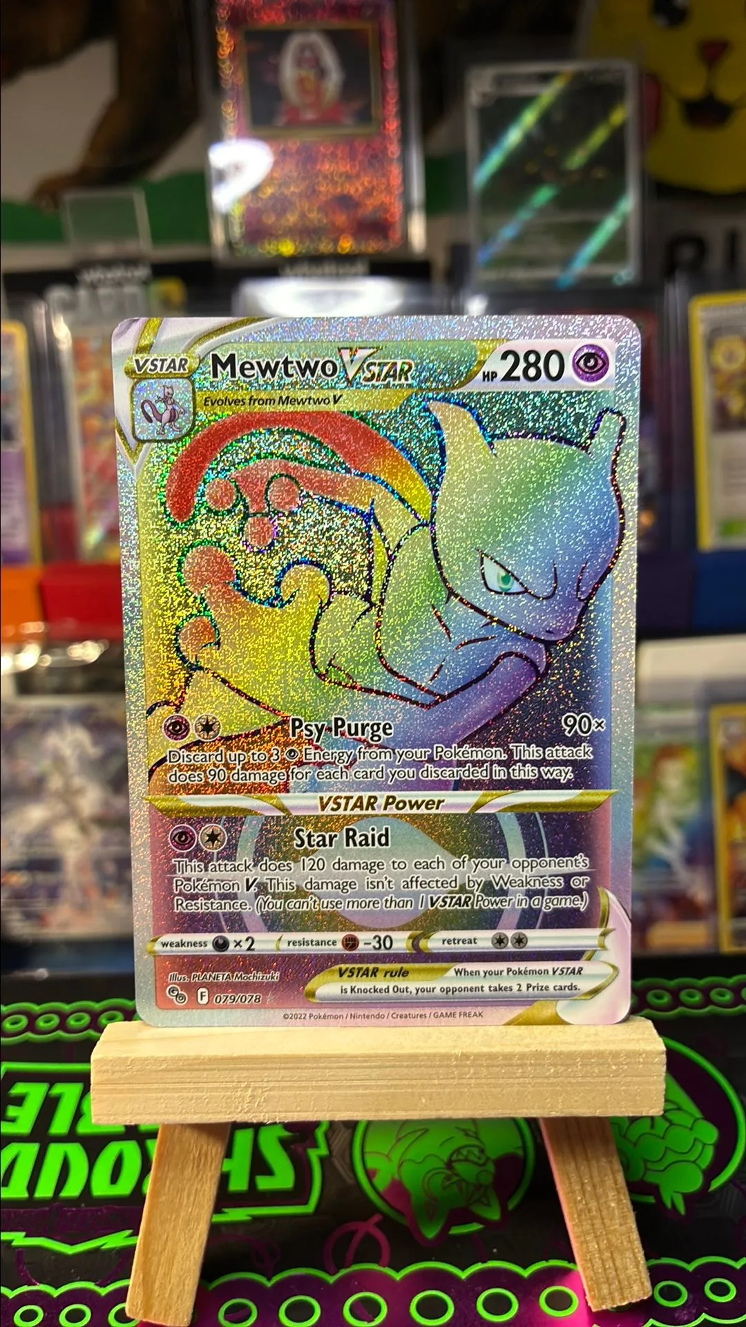 what was the most expensive pokemon card Amazon.com: Mewtwo V Star Rainbow Rare main image 0