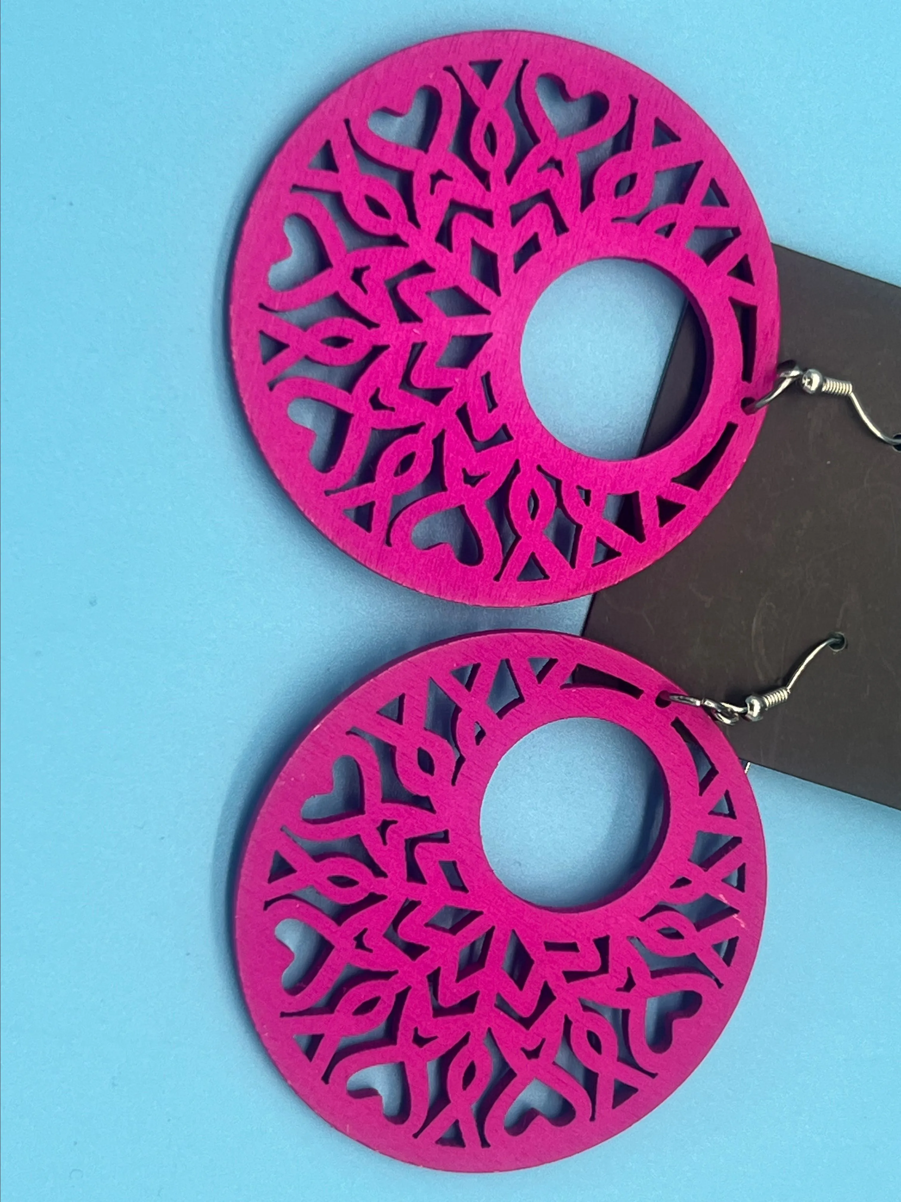 Product image for Contemporary wood earrings