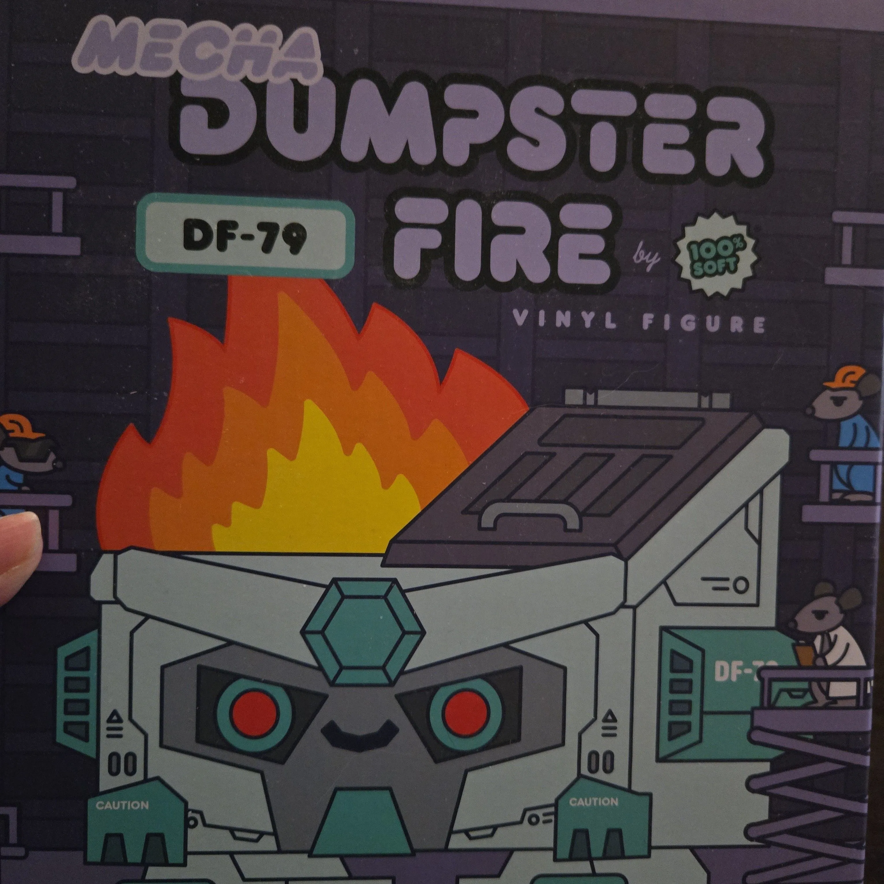 Product image for Mecha Dumpster Fire 100% Soft 