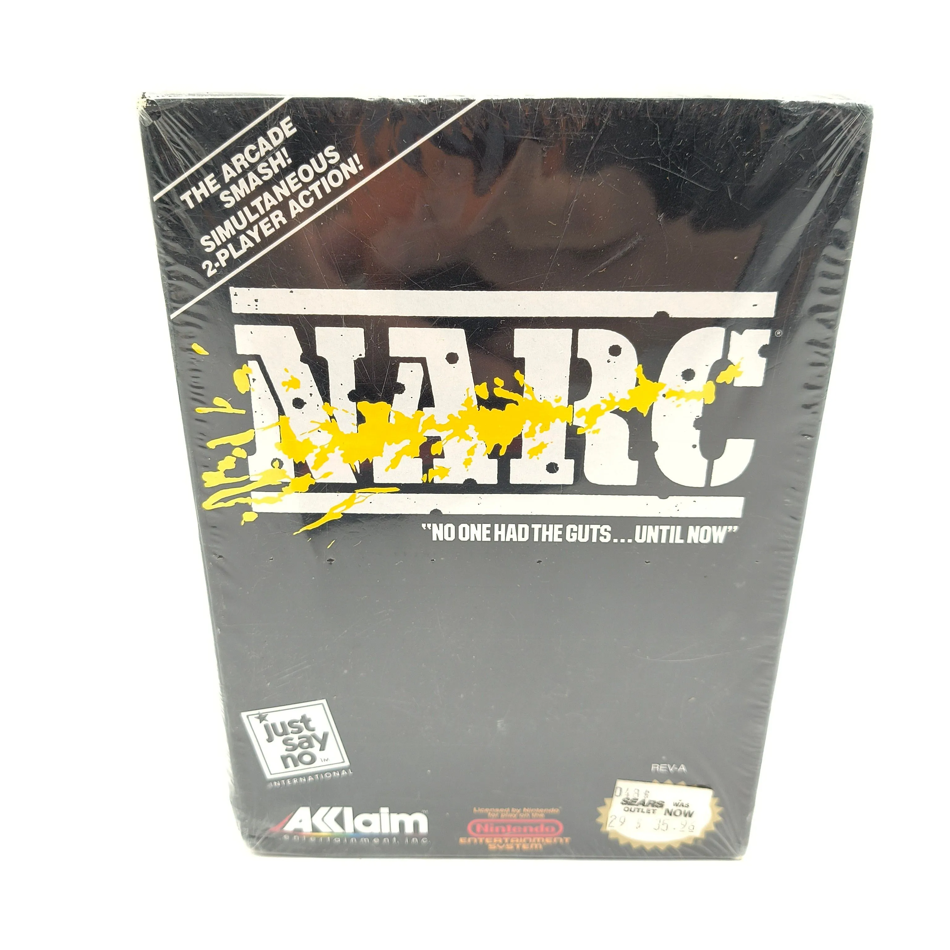 Product image for 1. NES NARC Sealed Nintendo 