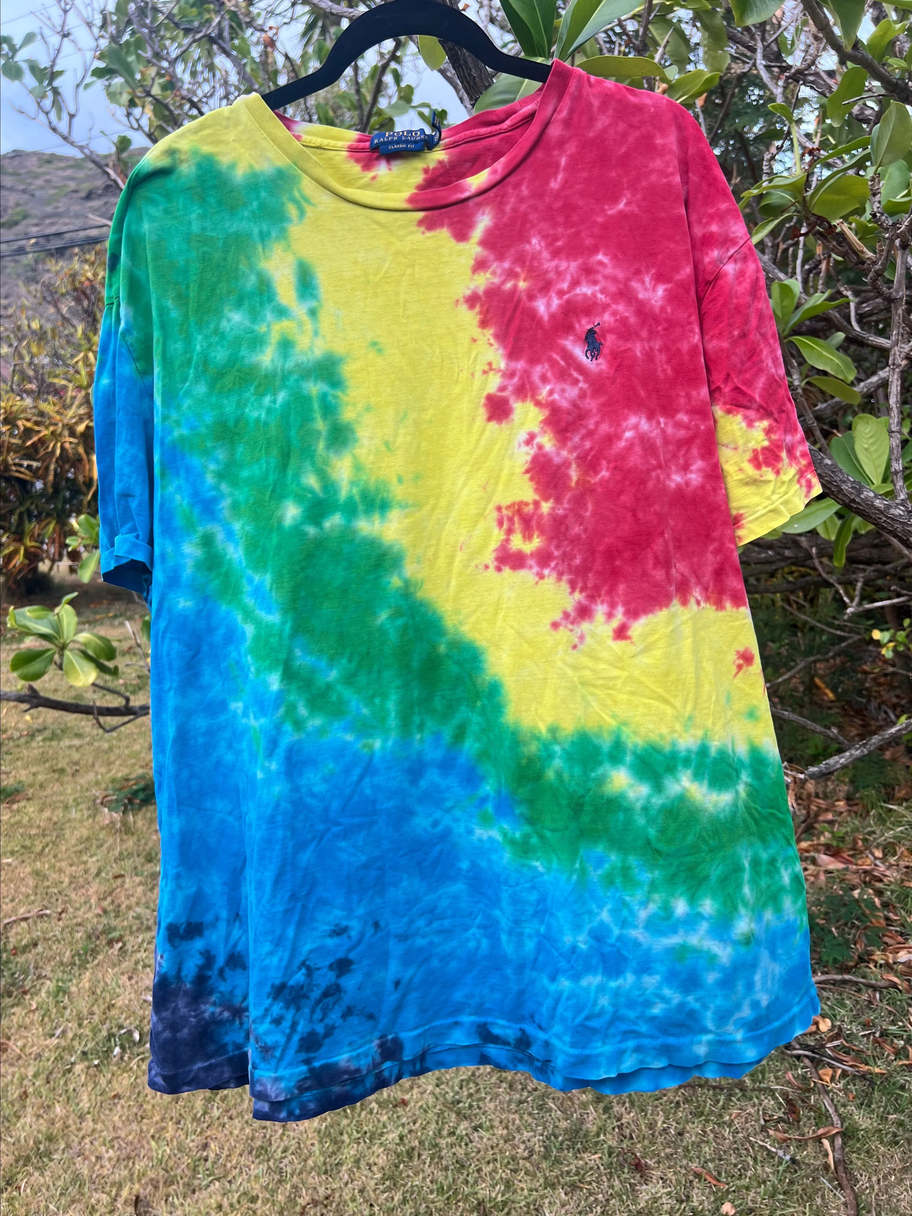 Product image for Men's Vintage Polo Tye dyed XXL
