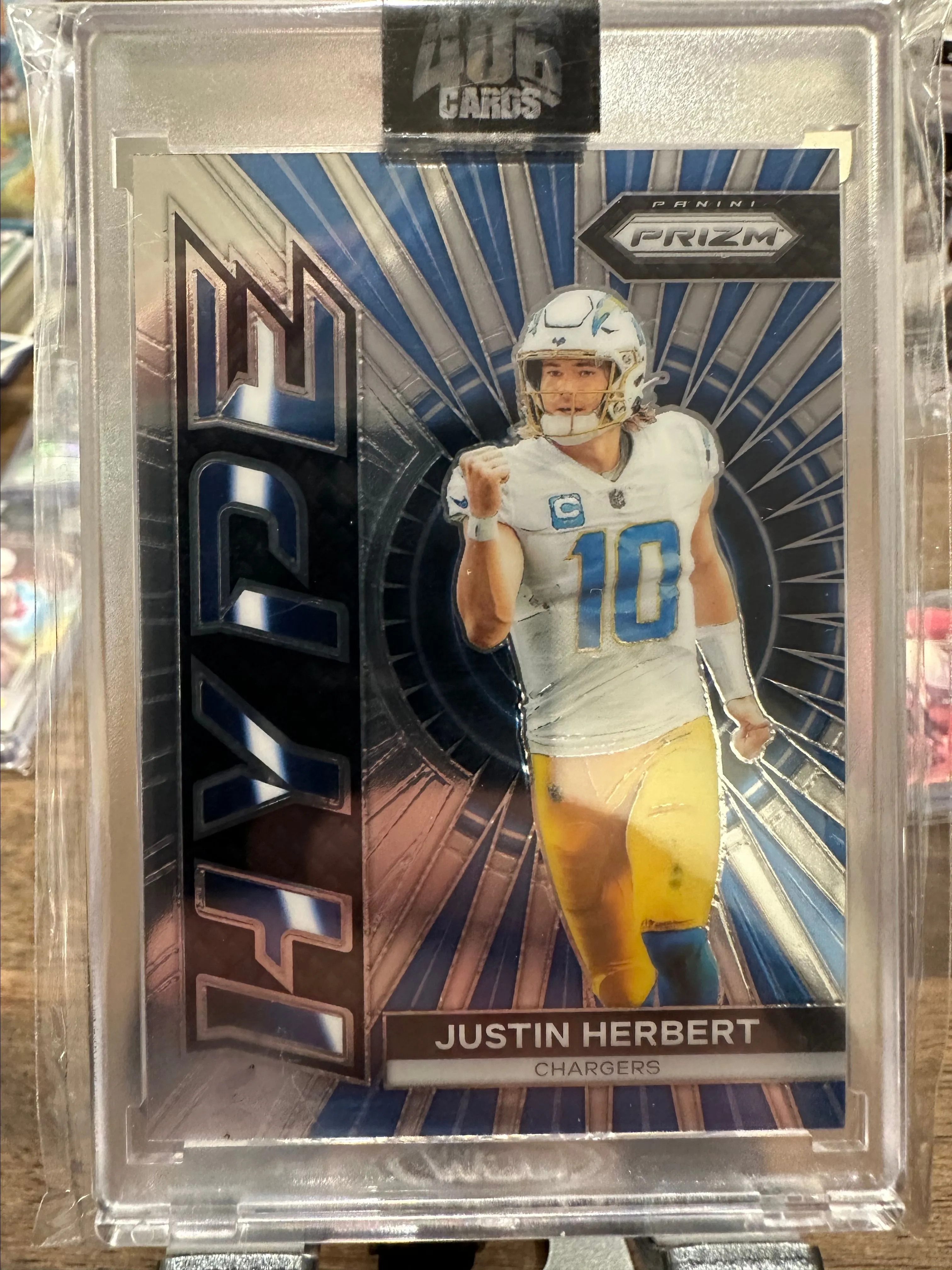 Product image for 2023 Panini Prizm Justin Herbert Hype