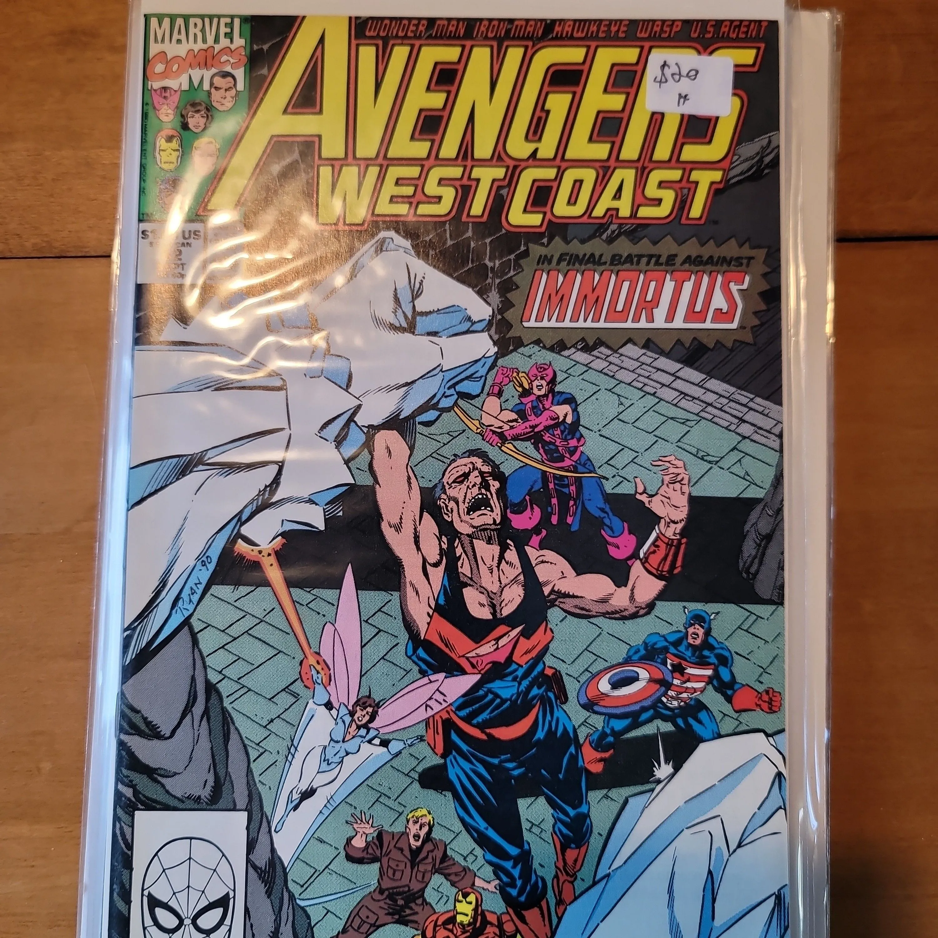 Product image for avengers West Coast #62 immortus