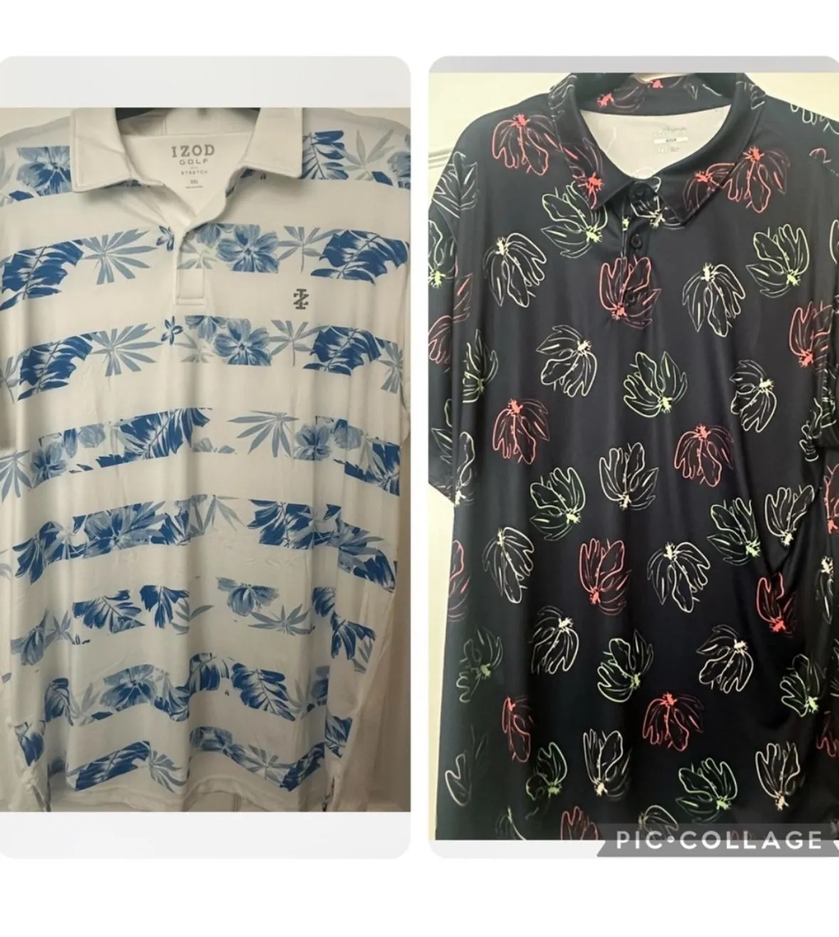 Product image for Two golf polo shirts XXL super clean