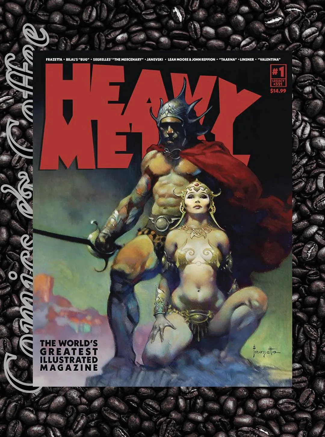 Product image for Heavy Metal Magazine #1 (MR) - Frank Frazetta Cover!