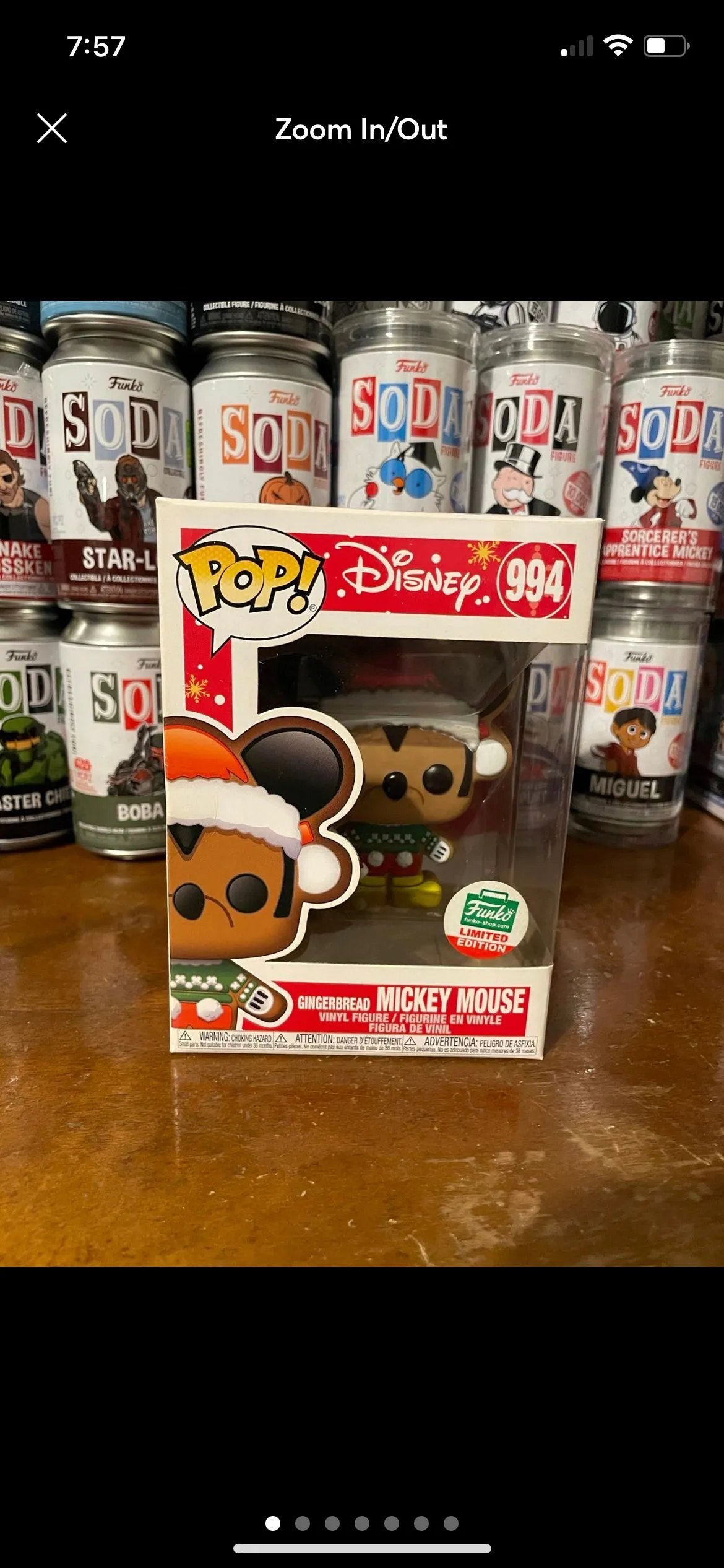 Product image for Mickey Mouse Gingerbread Funko Pop