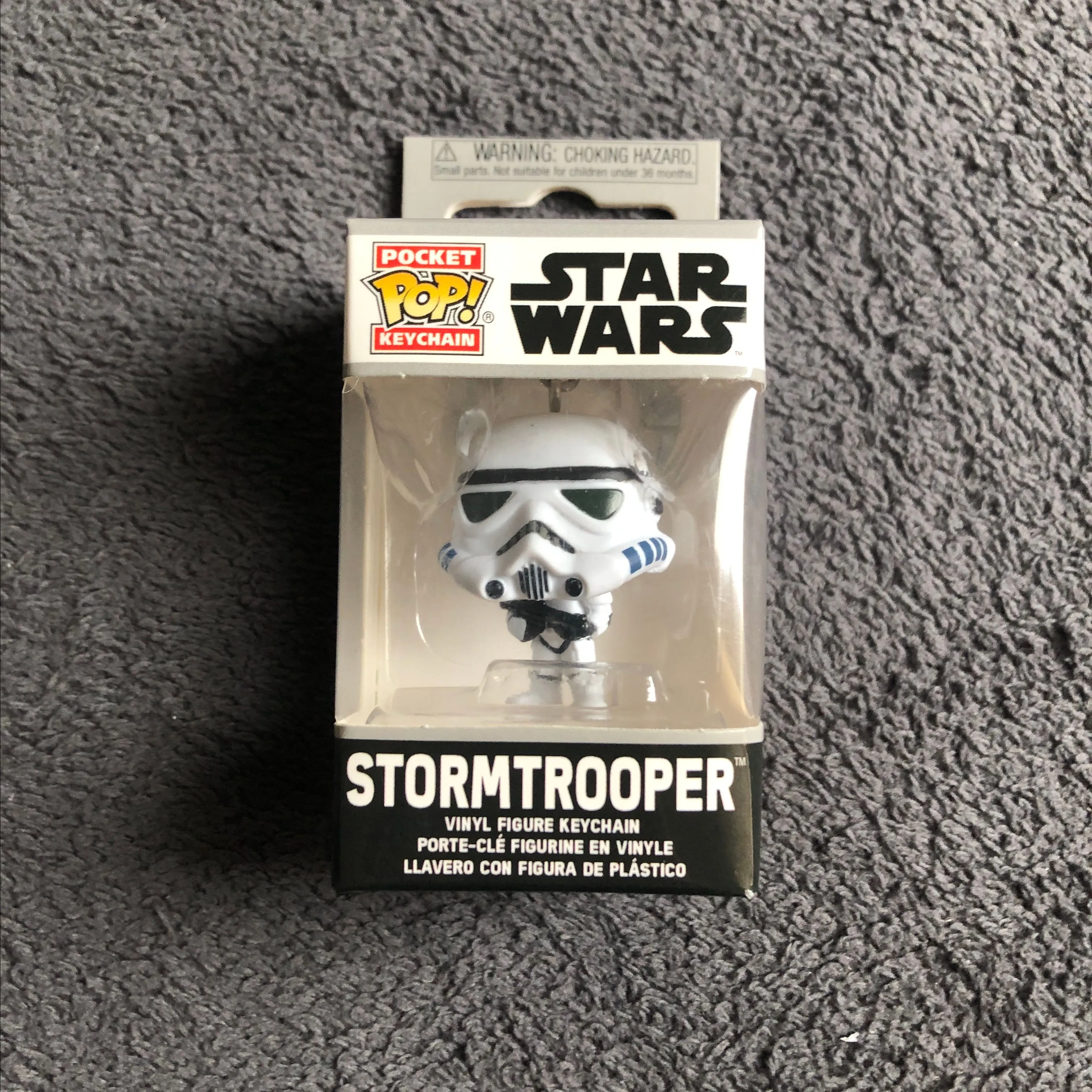 Product image for Funko Pocket Pop! Star Wars Stormtrooper Vinyl Figurine Keychain - NIB