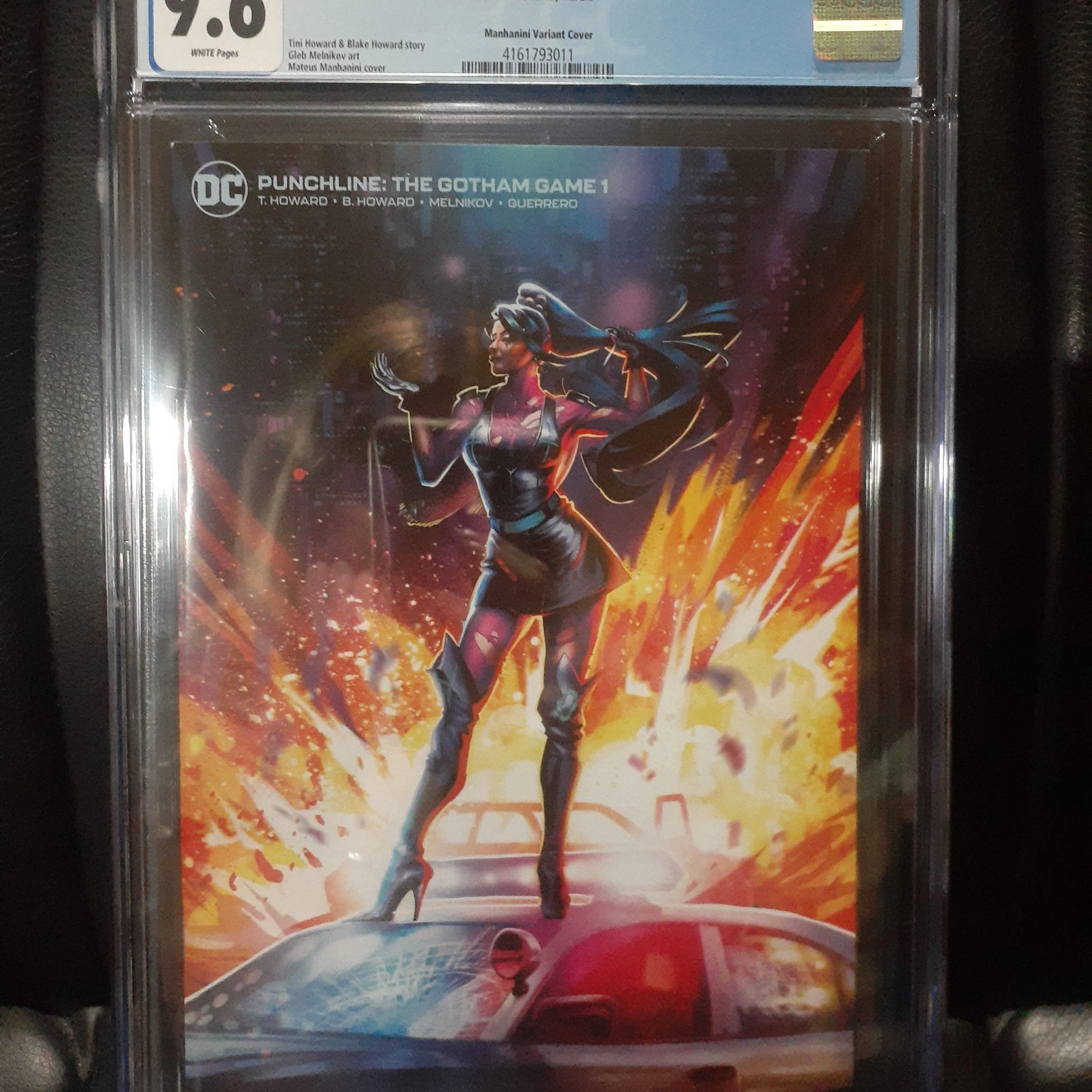 Product image for Punchline: The Gotham Game 1 Manhanini Variant Cover CGC 9.6 2022 1:100