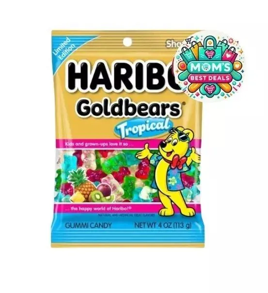 Product image for New Haribo Goldbears Gummi Candy 4 oz Gummy Bears - SOUR