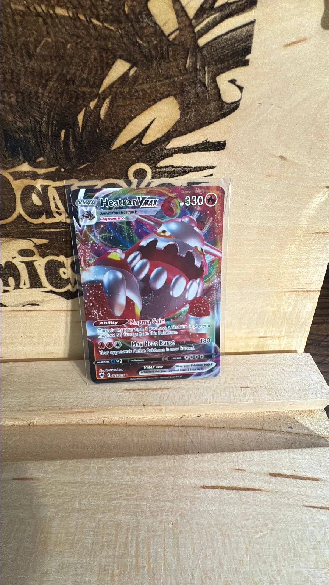 Product image for Heatran VMAX #26 Pokemon Astral Radiance