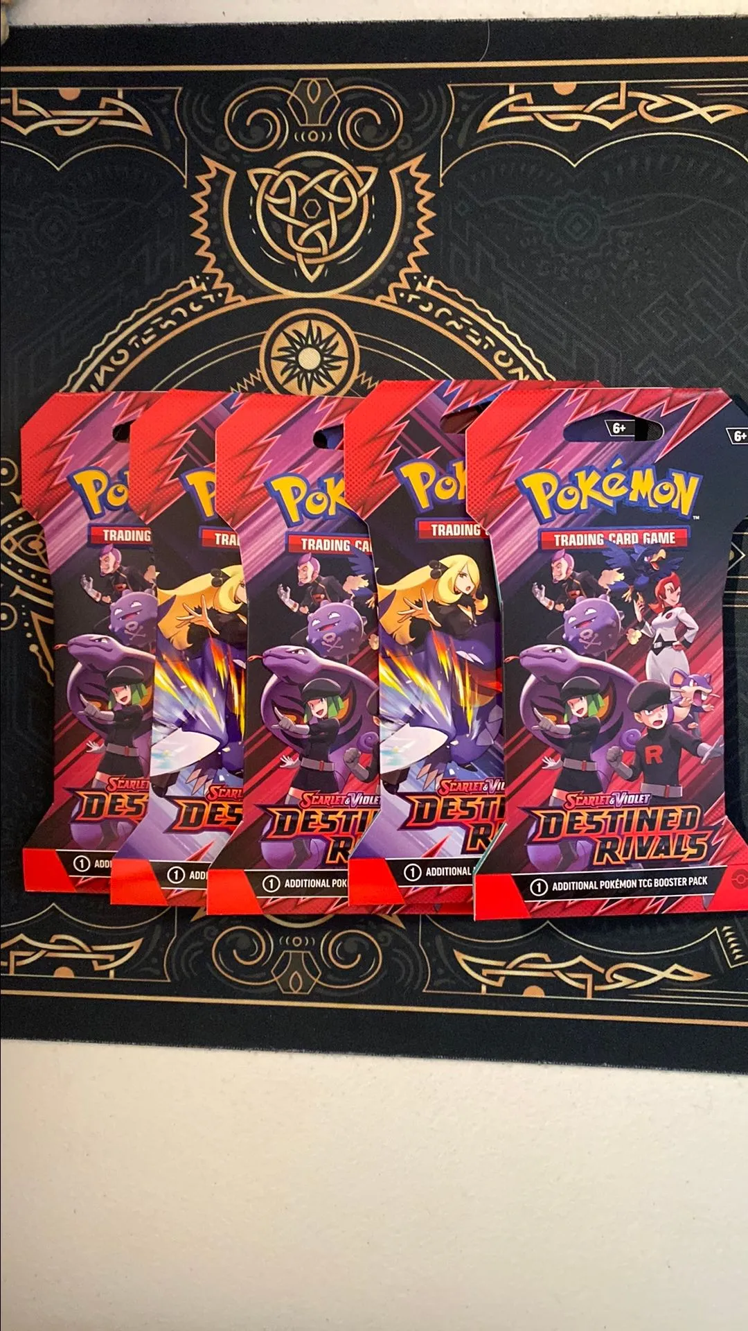 Product image for 5 Sleeved Booster Packs Destined Rivals