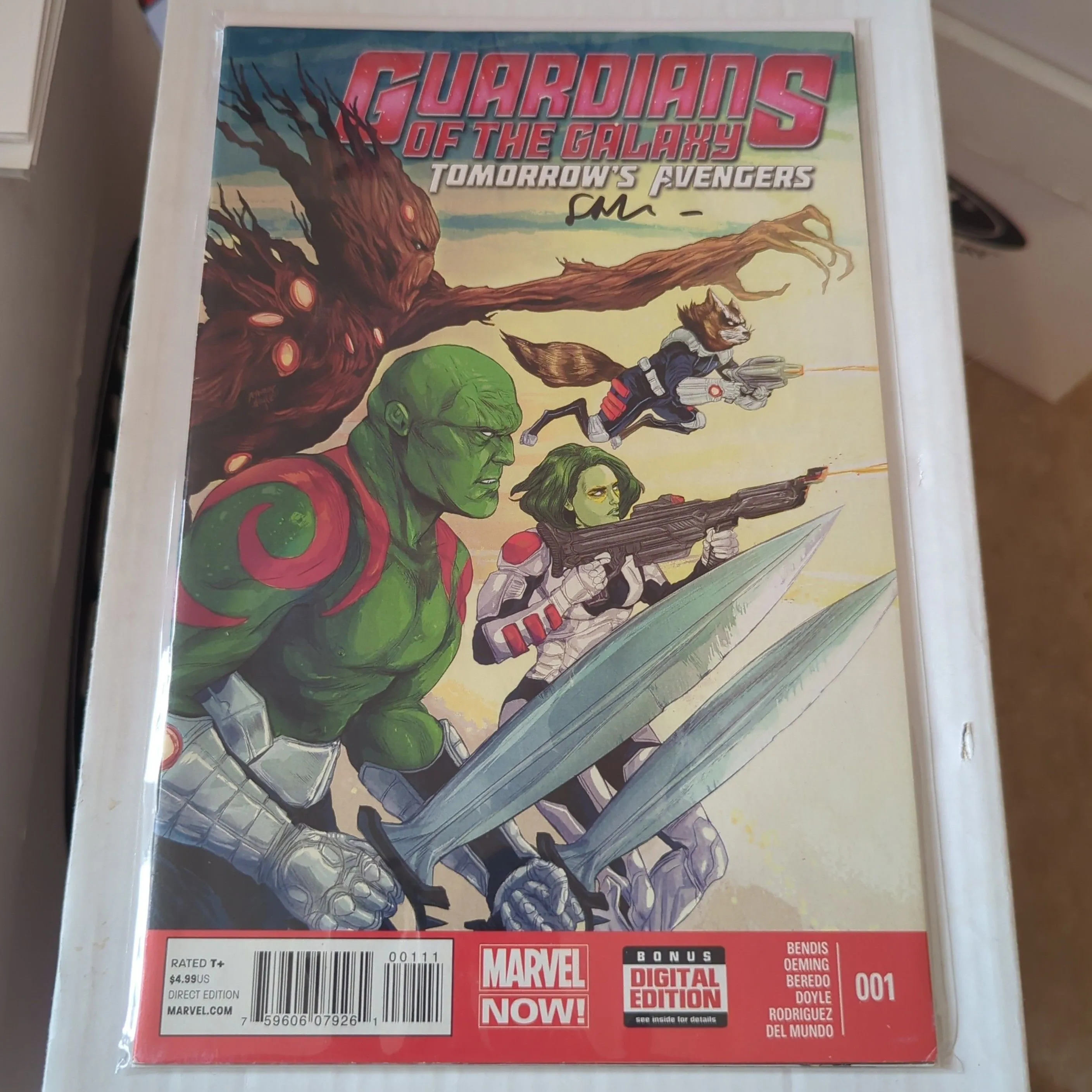 Product image for Guardians of the Galaxy Tomorrow's Avengers Signed by Artist SARA PICHELLI