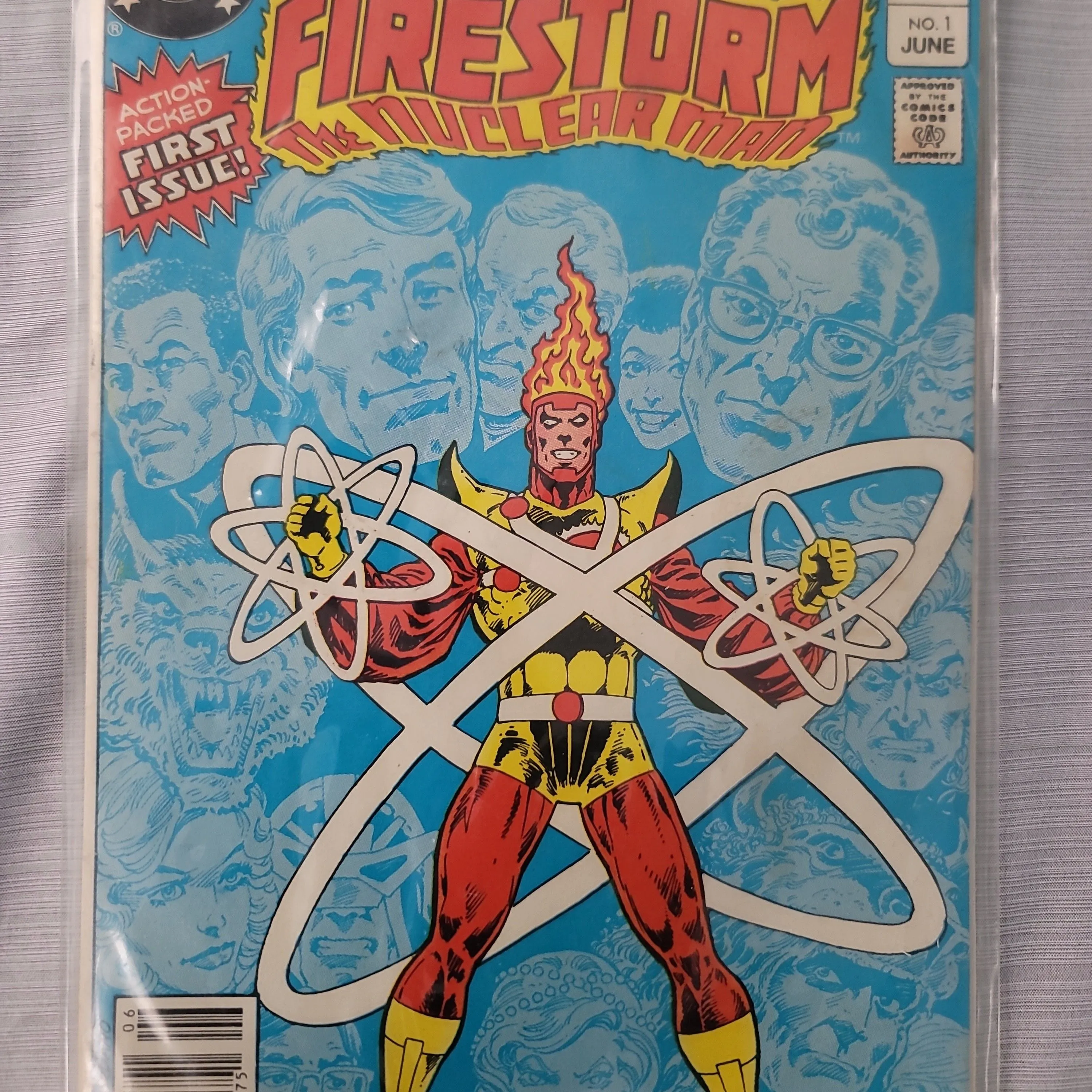 Product image for Fury of Firestorm #1 White Newsstand, Origin of Black Bison 1982
