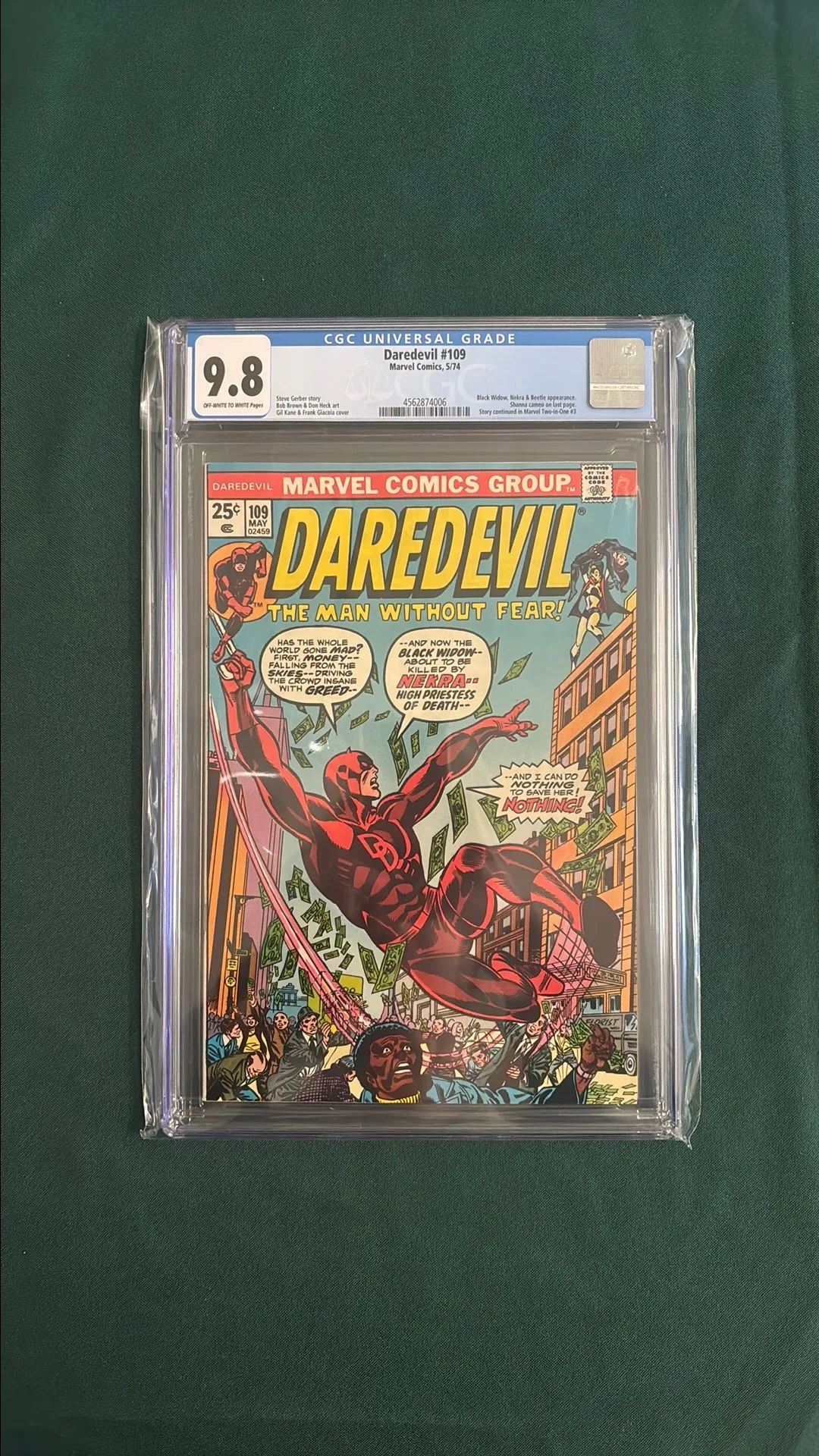 Product image for Daredevil #109 CGC 9.8