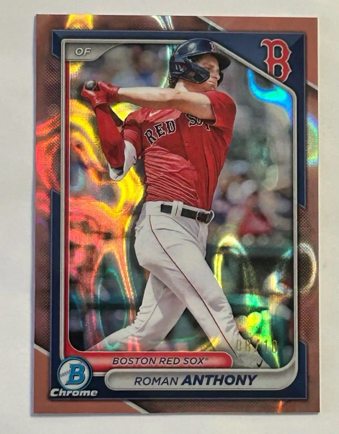 Product image for 2024 Bowman Chrome Roman Anthony Rose Gold /10