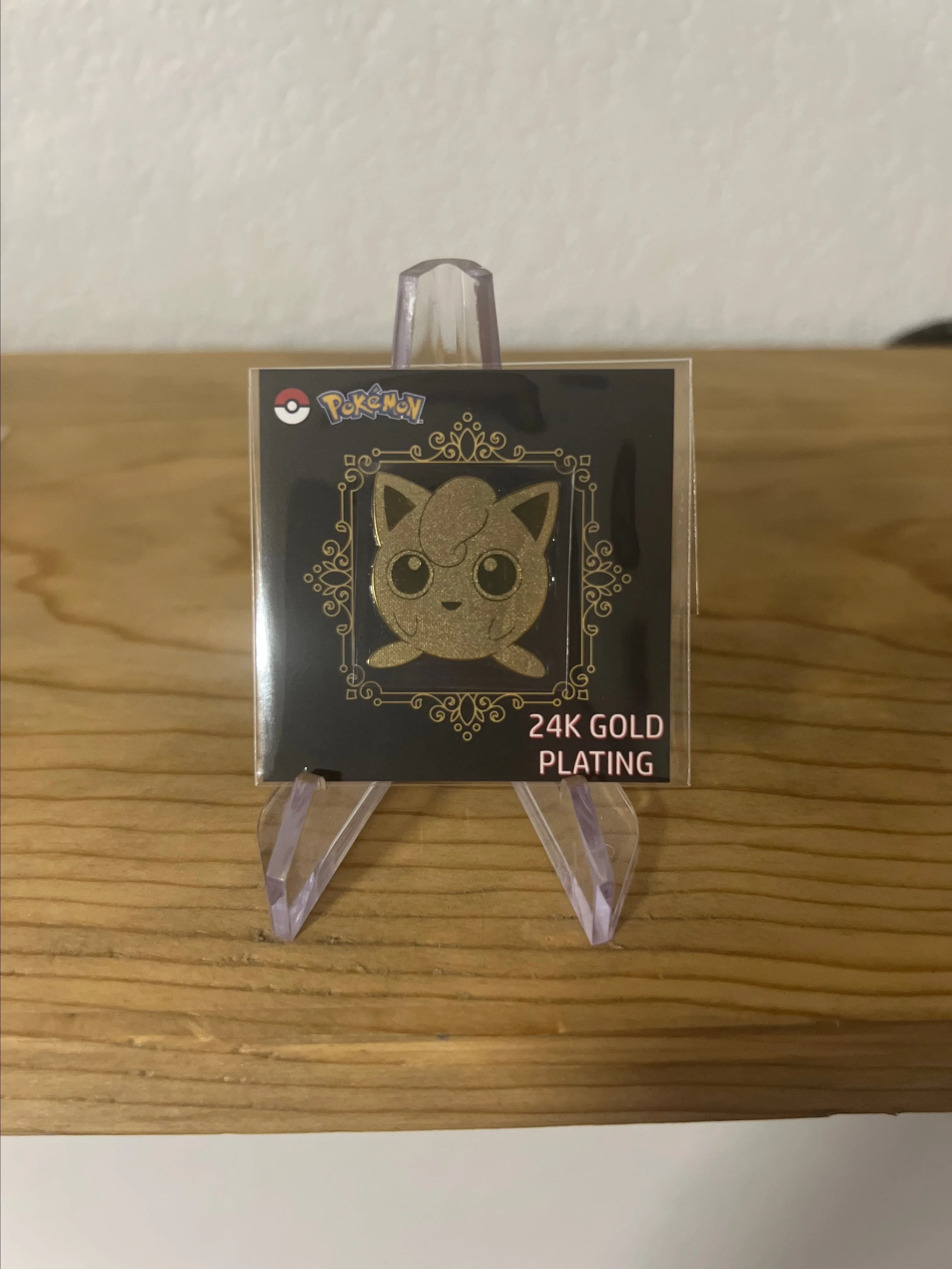 Jigglypuff - 24k Gold Plating Metal Sticker  Whatnot: Shop, Sell, Connect
